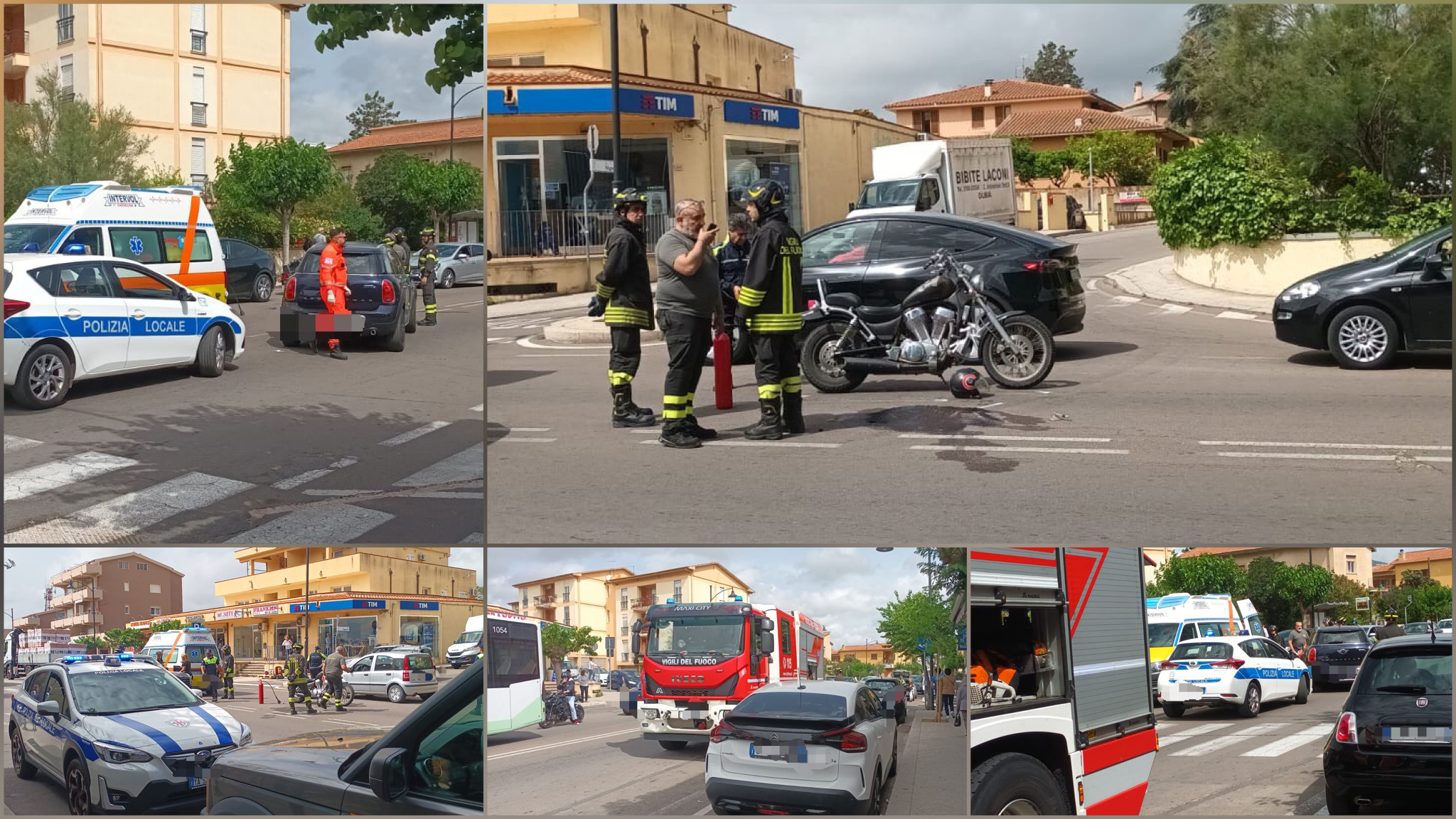 Olbia Scontro Tra Auto E Moto Un Ferito