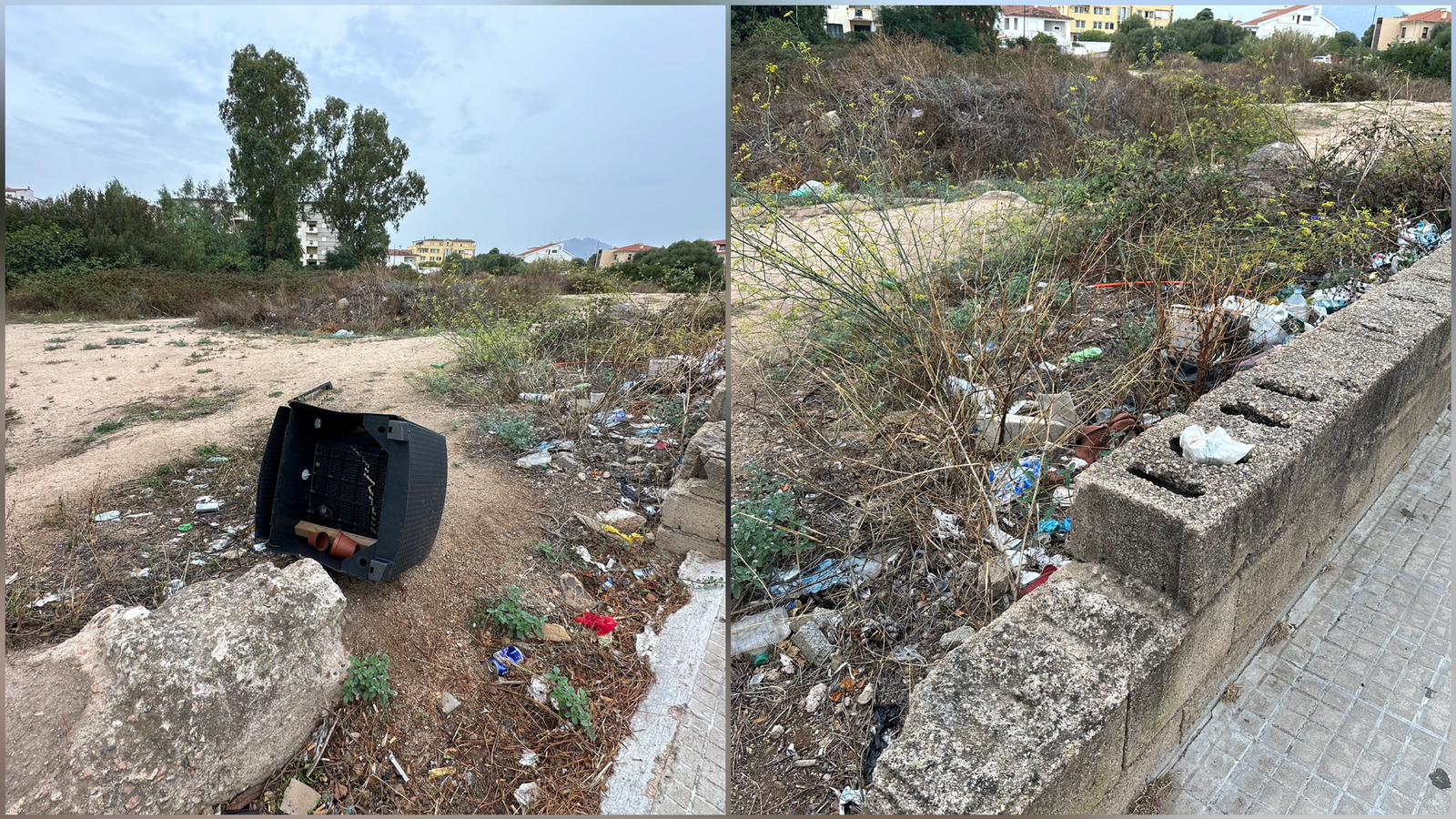 Olbia: discarica a cielo aperto a due passi dalla scuola elementare di S. Maria