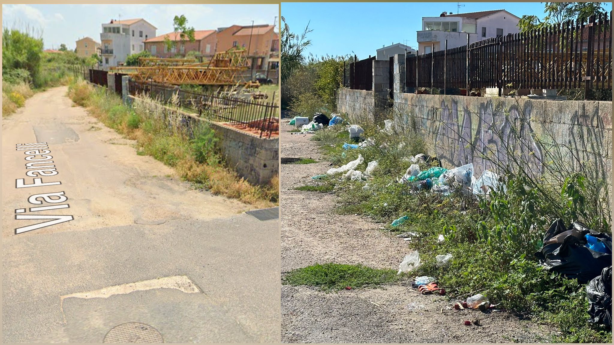 Olbia: il prima e dopo di via Fancelli