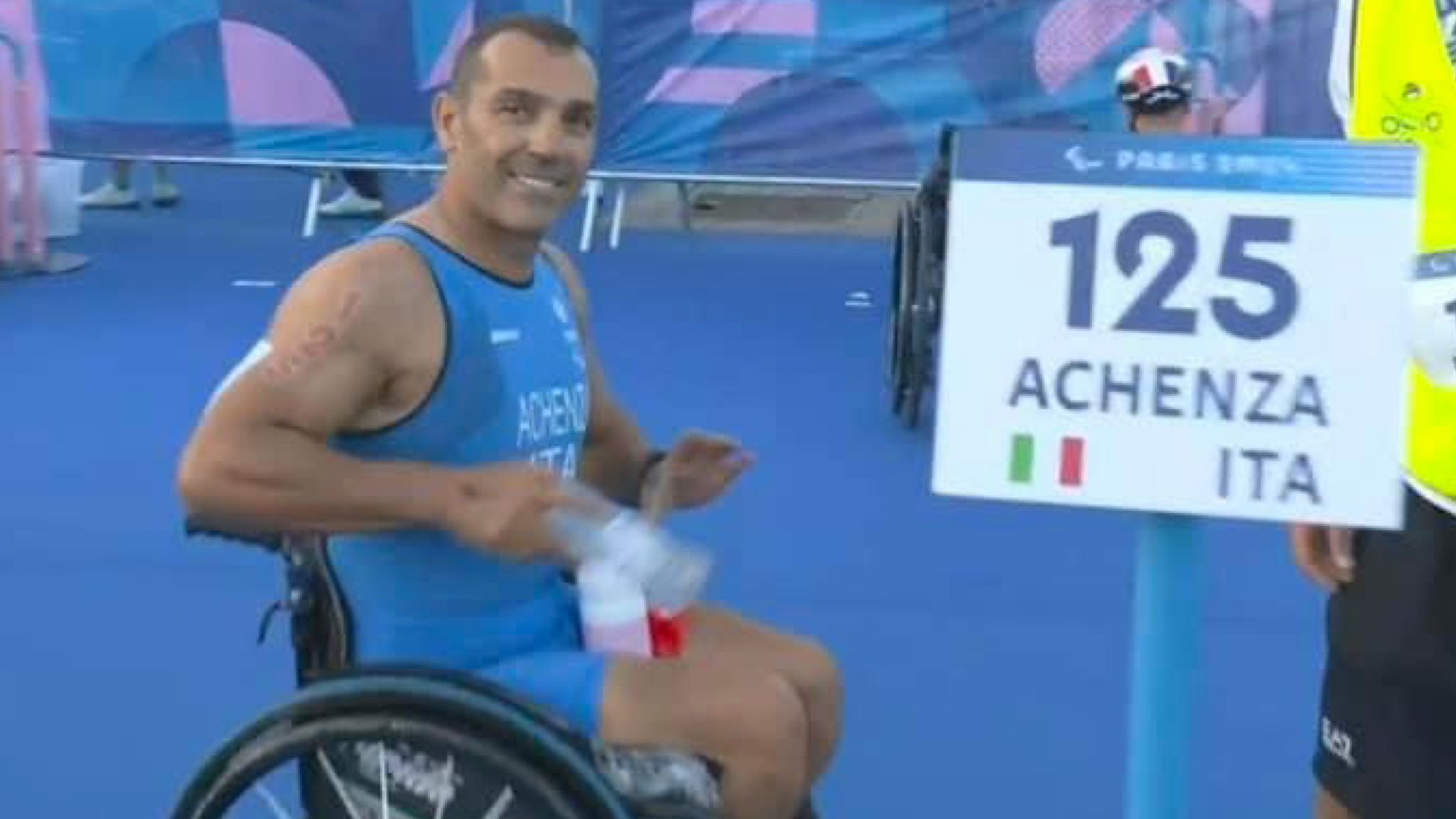 Oschiri, Giovanni Achenza quinto posto al paratriathlon di Parigi