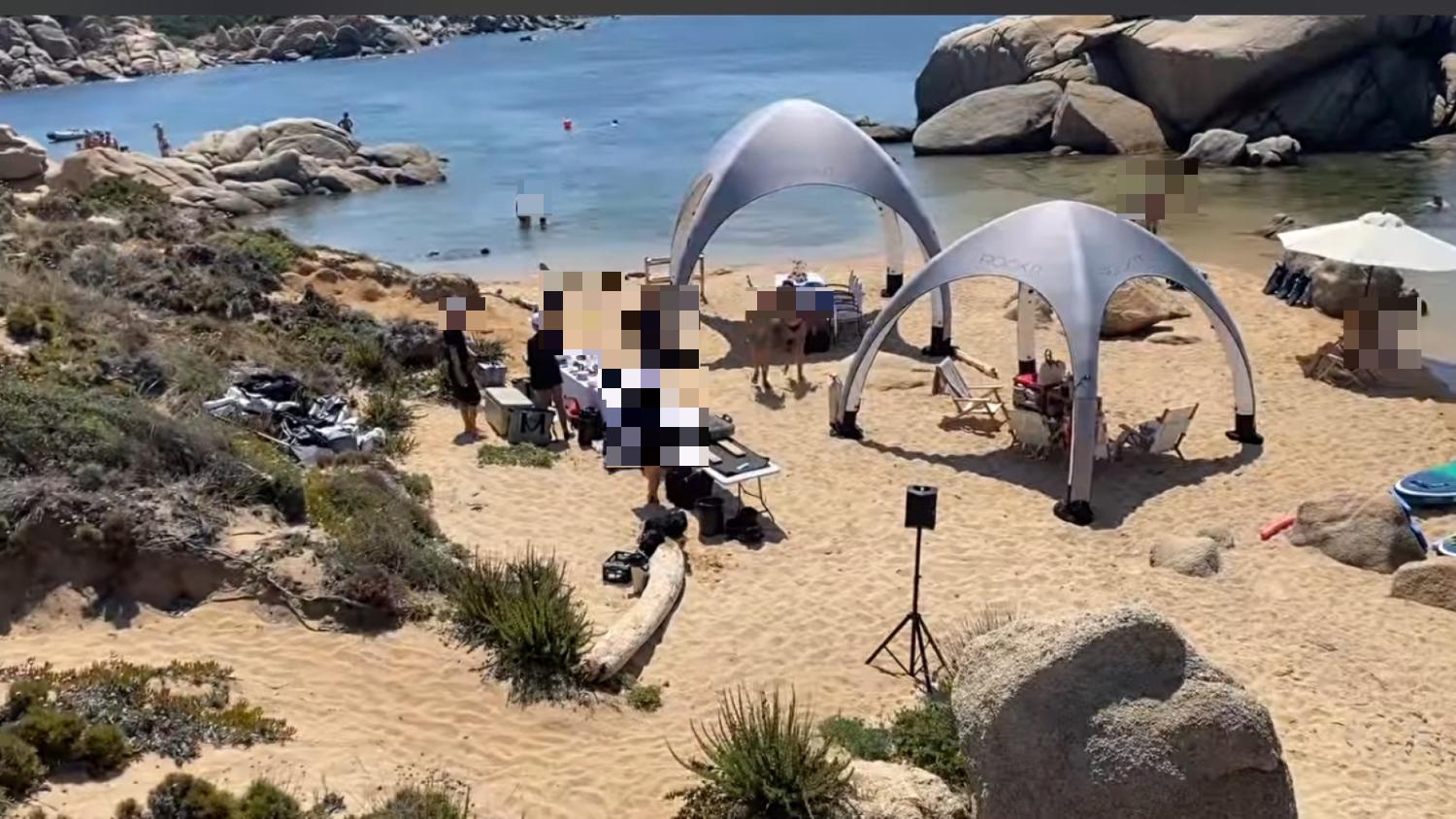 Gallura, festa privata sulla spiaggia: la denuncia