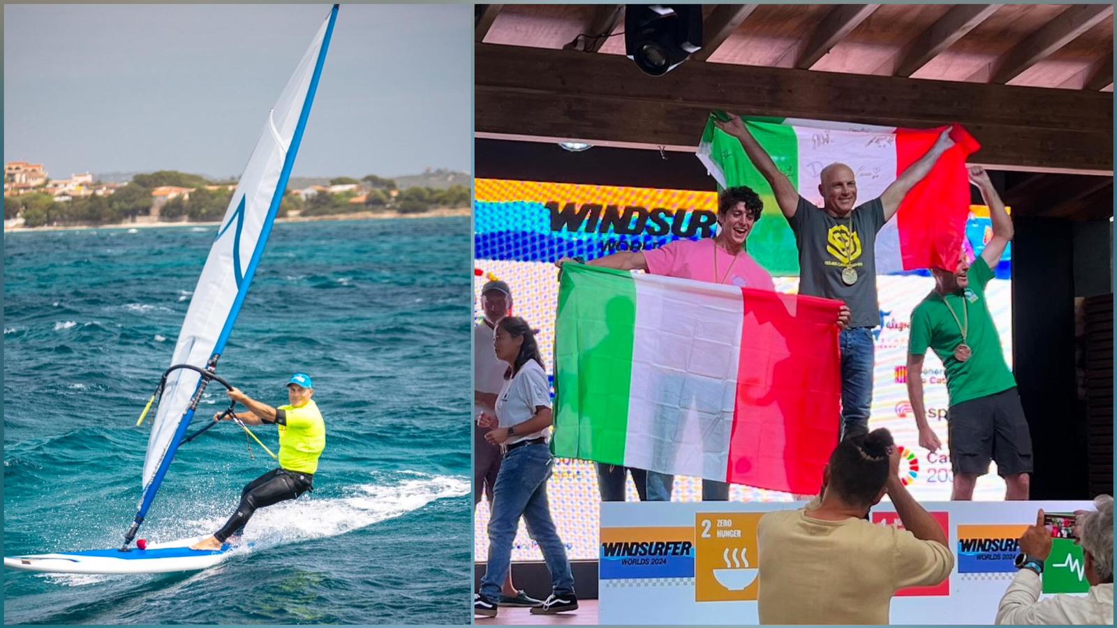 Circolo Nautico Olbia, windsurf: Alessandro Torzoni è campione del mondo  