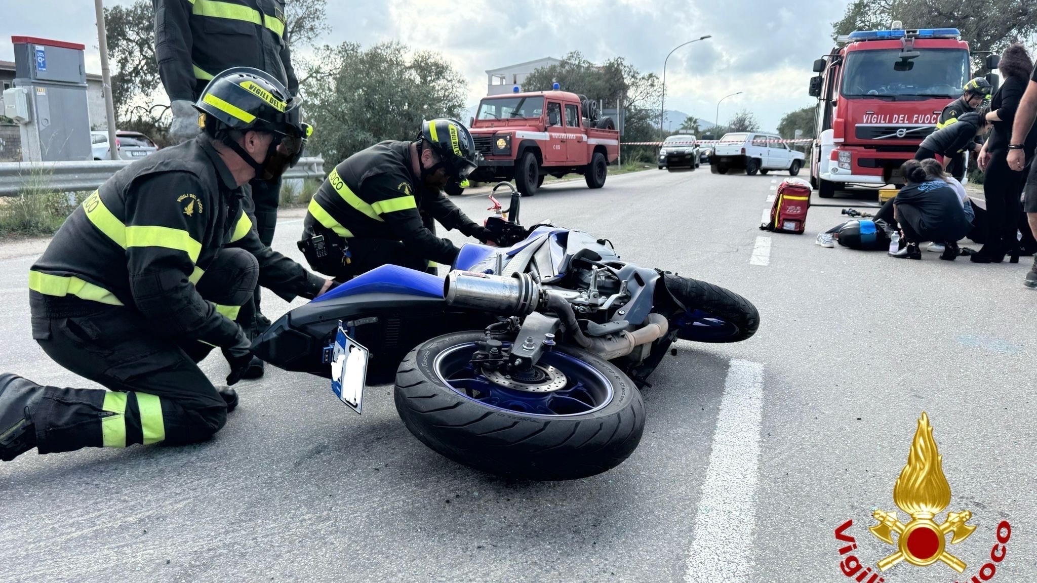 Scontro tra auto e moto: due persone trasportate in ospedale