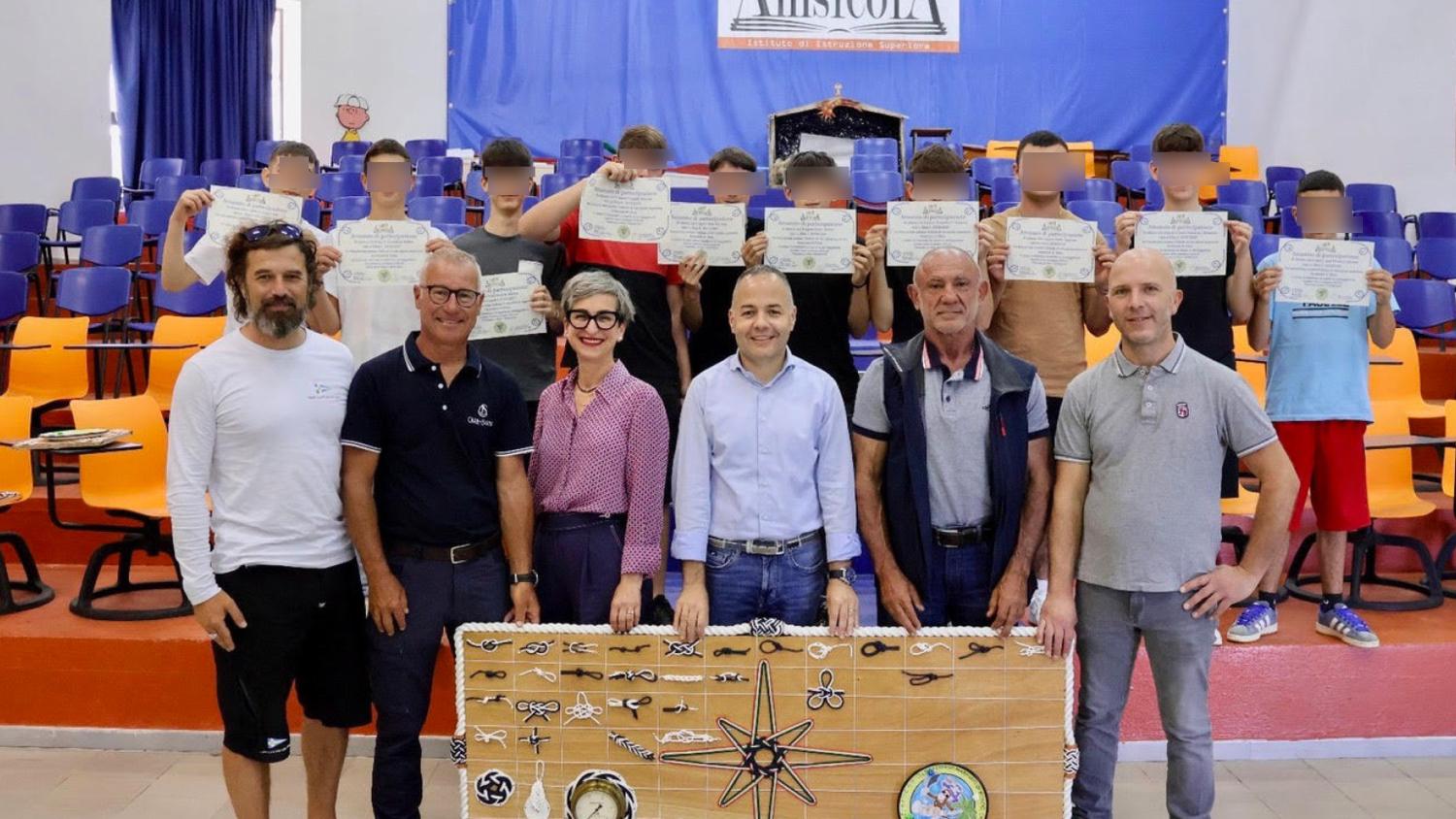 Olbia, marinai e ormeggiatori: partnership tra Yacht Club Cala dei Sardi e l'Istituto Amsicora 