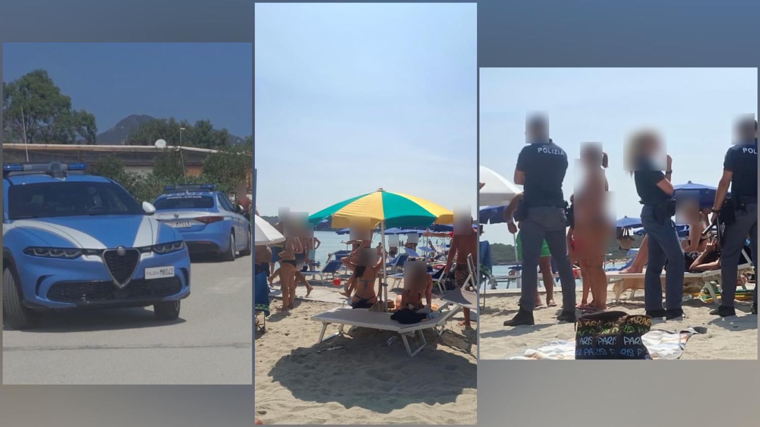 Olbia, lite a Pittulongu per gli ombrelloni: in spiaggia arriva la Polizia