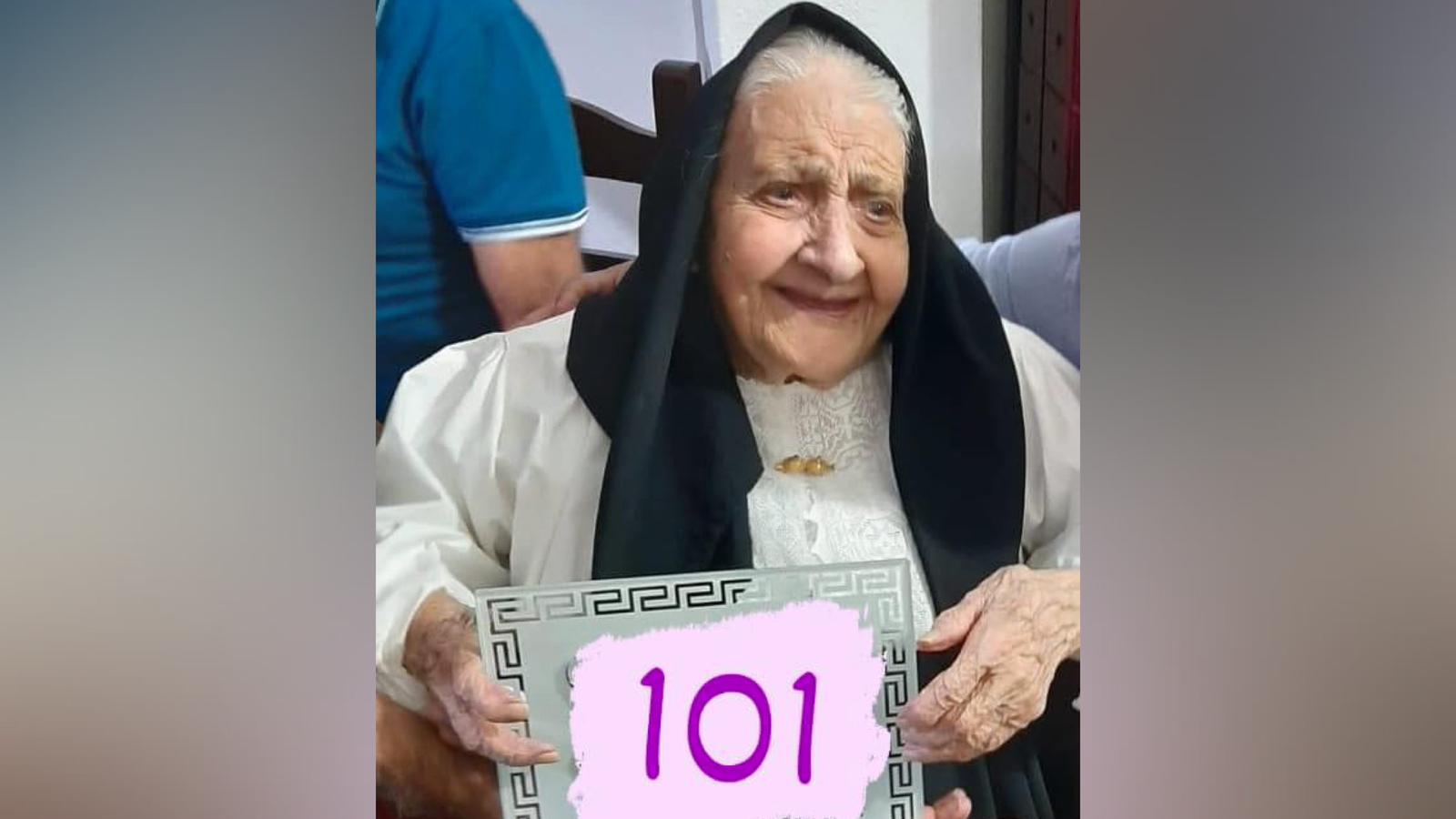  Lucia Murru festeggia i 101 anni