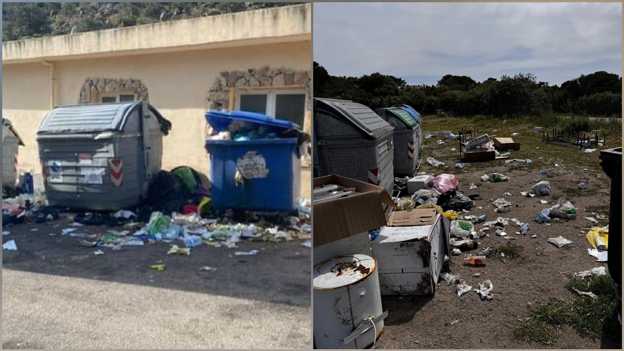 Porto Cervo, rifiuti abbandonati: si cerca di risalire ai responsabili