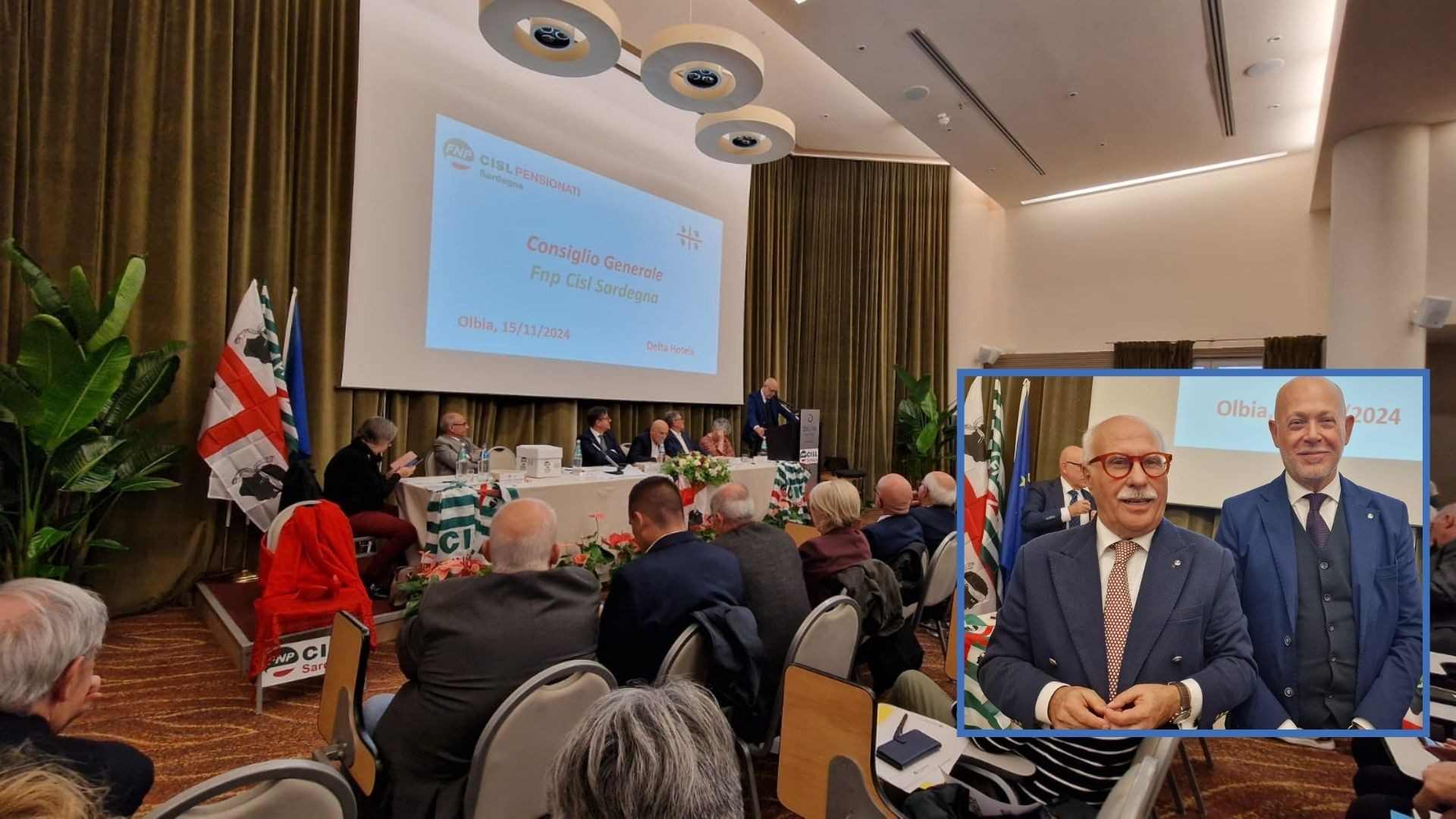 Mimmo Contu alla guida della Fnp Cisl Sardegna: 