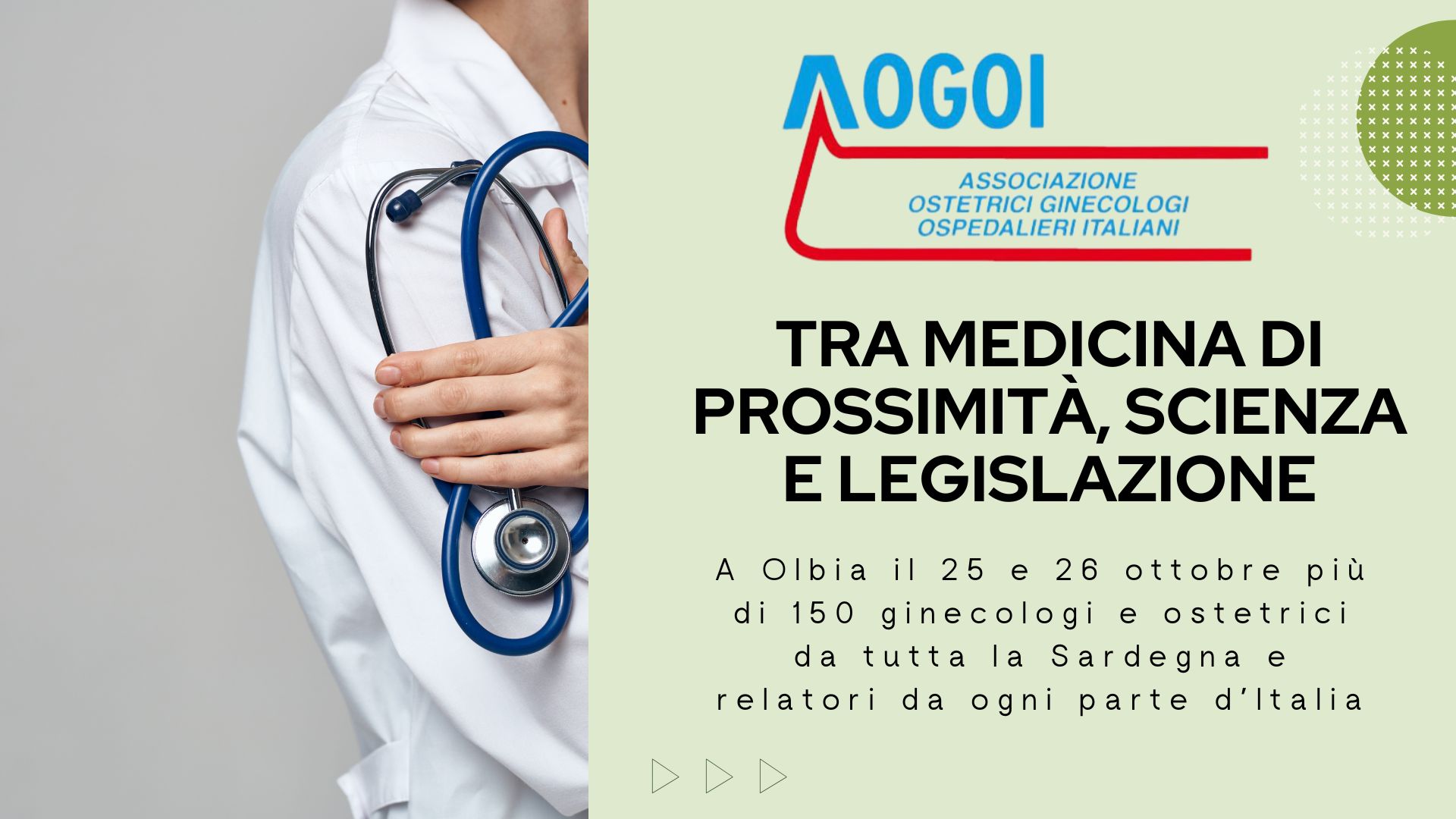 Olbia: al via il convegno con più di 150 ginecologi, ostetrici e relatori da tutta Italia