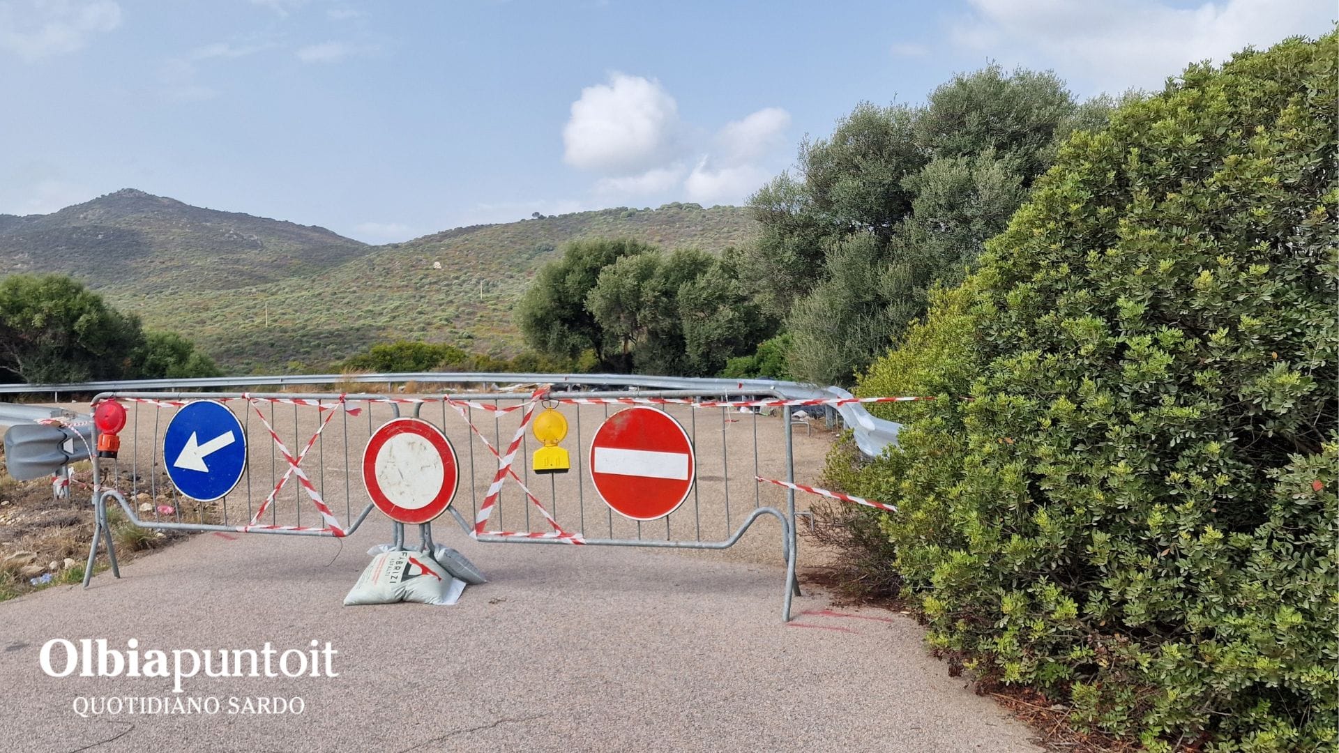 Golfo Aranci: chiusa l’area del belvedere sulla provinciale