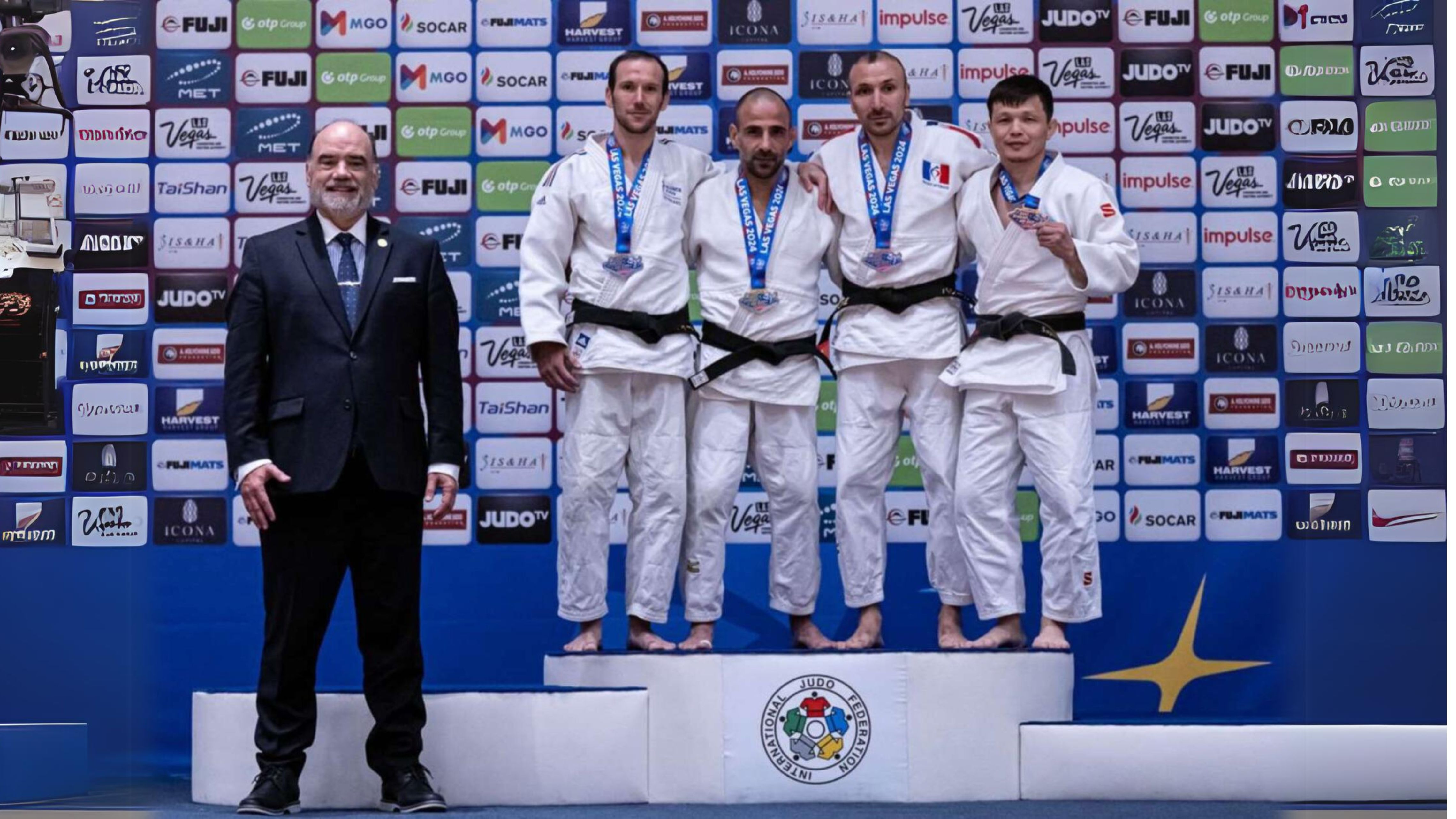 Olbia: Raimondo Degortes conquista a Las Vegas l'oro ai campionati mondiali di judo Veteran