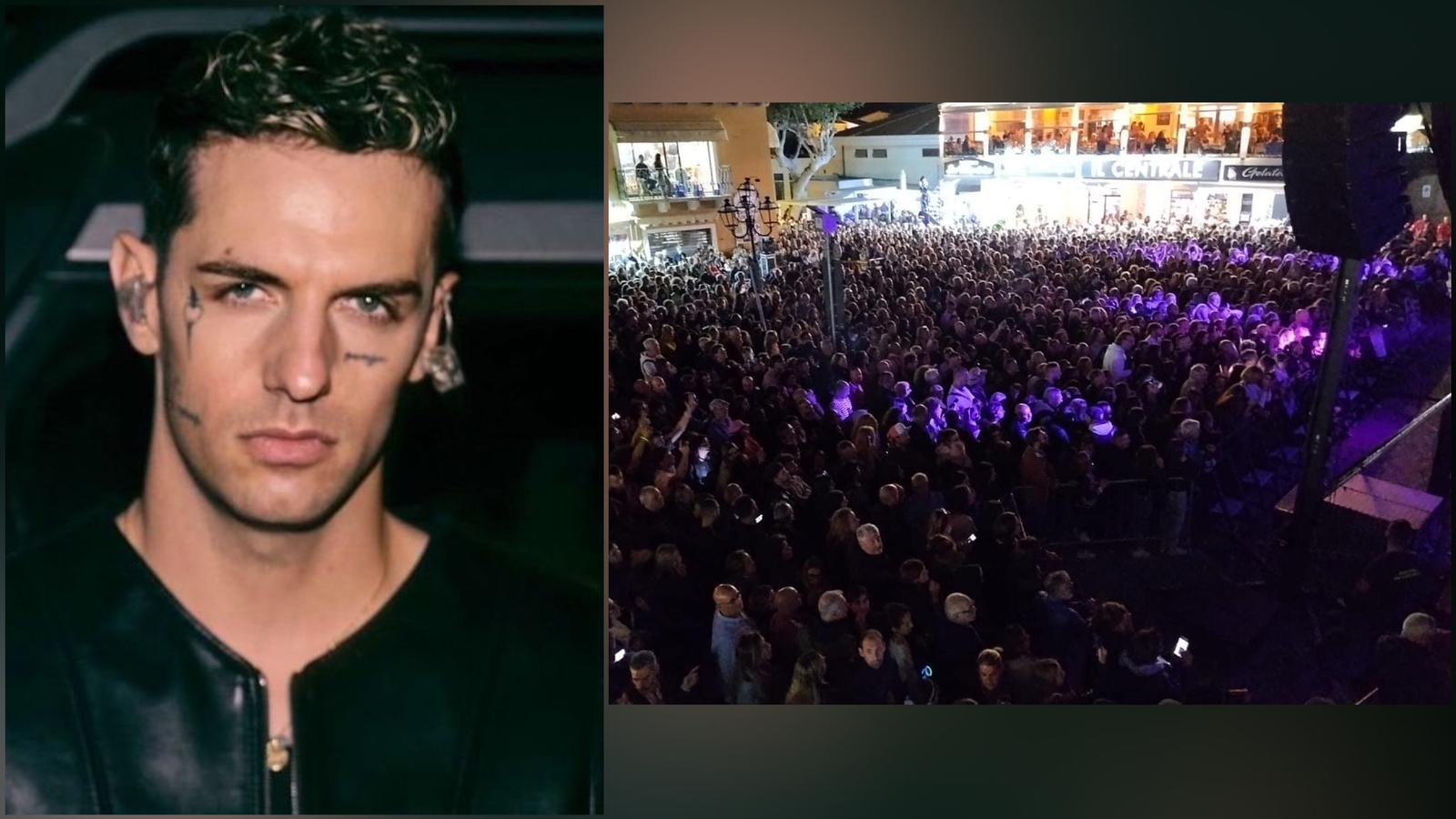 Achille Lauro incanta San Teodoro: quasi 6mila persone al concerto