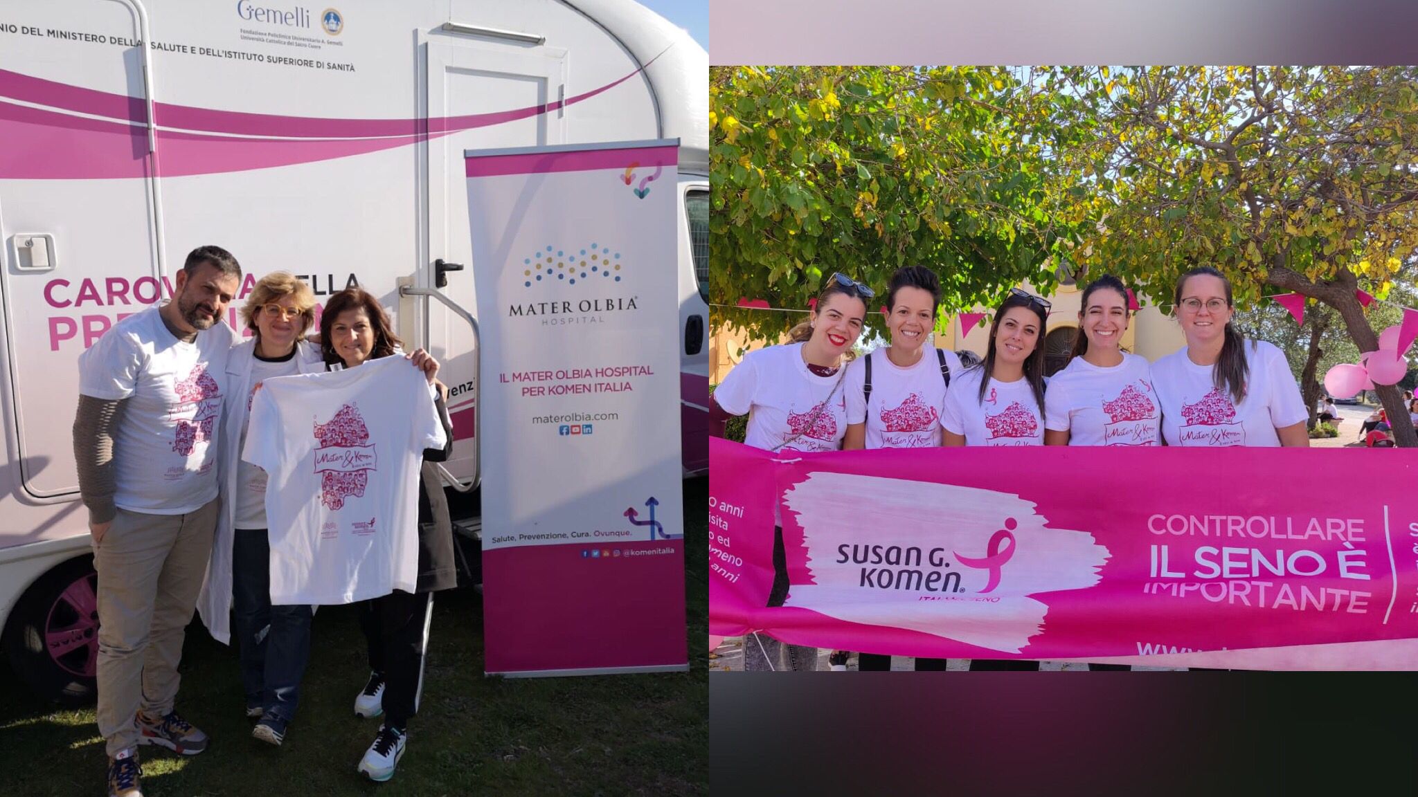  Olbia si tinge di rosa: passeggiata solidale per la lotta contro i tumori al seno