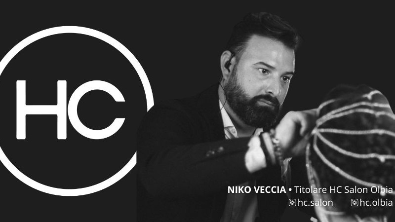 HC Salon si Espande: Niko Veccia entra nel team artistico e l'Atelier di Olbia diventa affiliato del brand di eccellenza