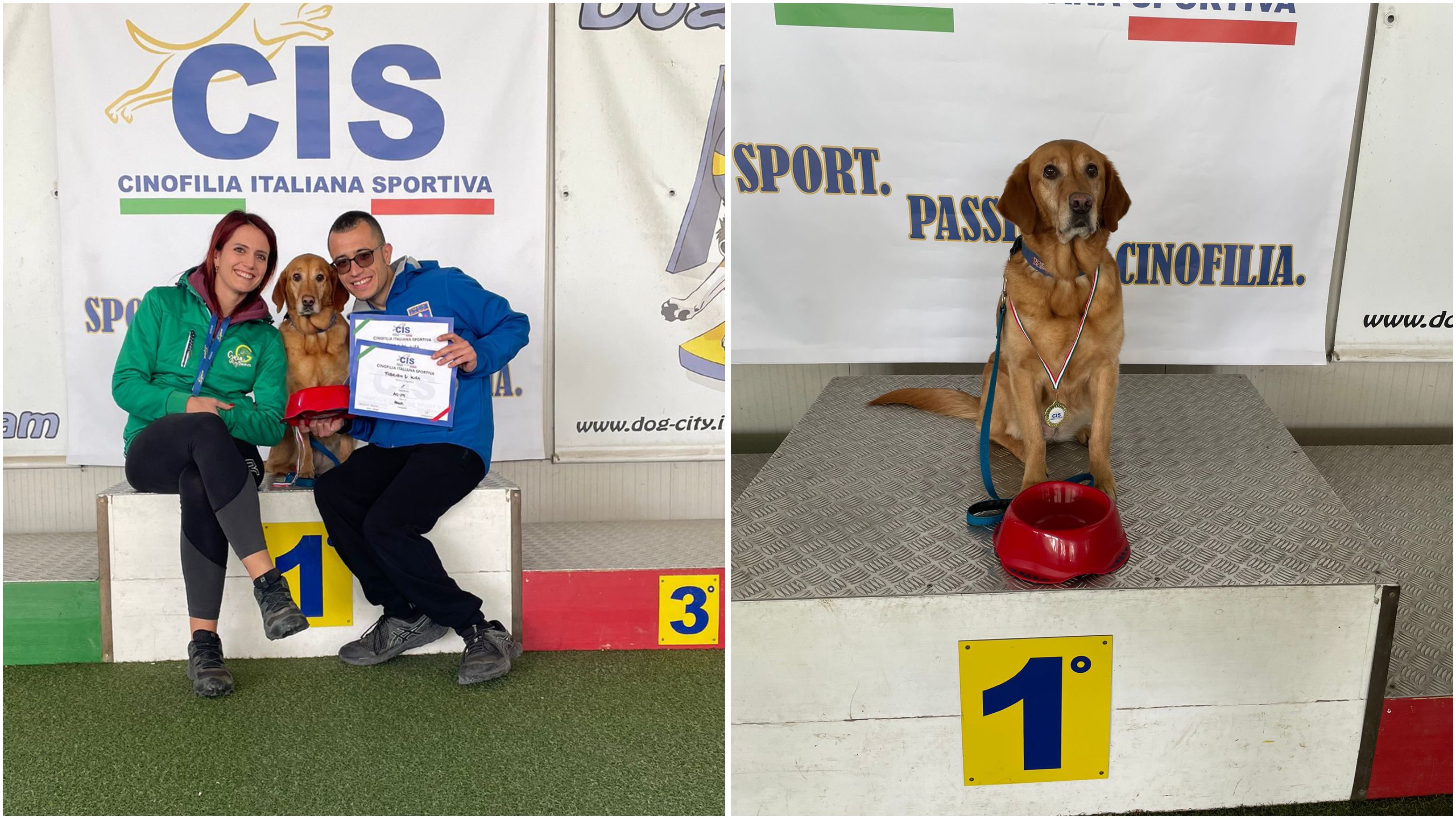 Olbia, Fabrizio Pinna e la cagnolina Kira in corsa per la nazionale