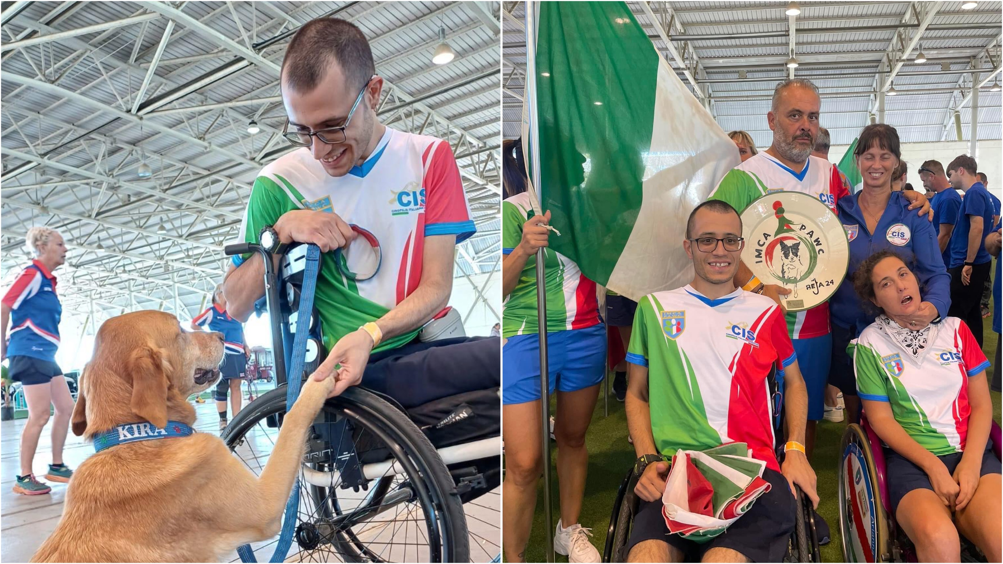 Olbia, la squadra italiana trionfa ai mondiali: vittoria anche per Fabrizio Cavassa e la cagnolina Kira