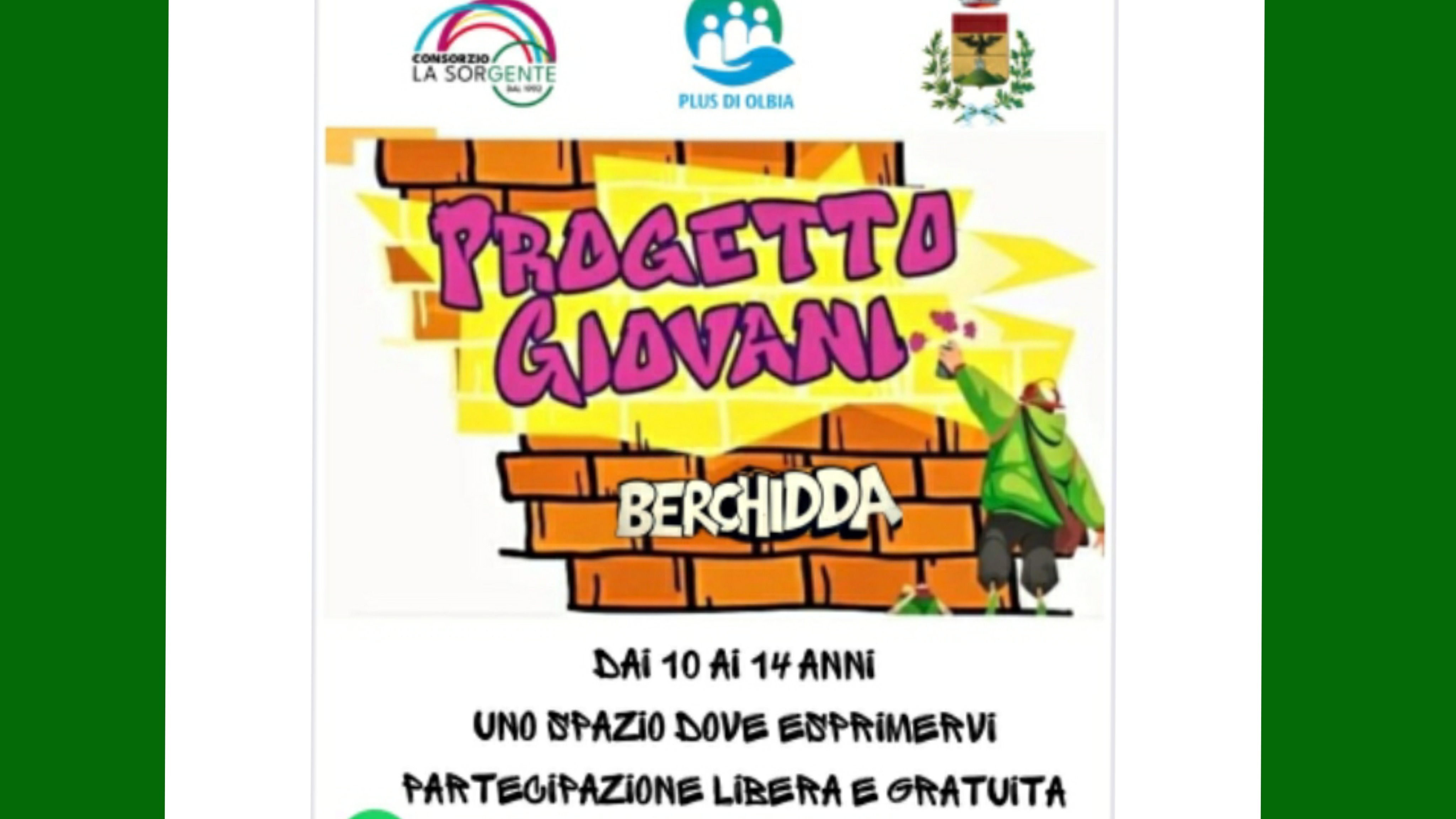 Berchidda: gemellaggio con Olbia per il Progetto Giovani