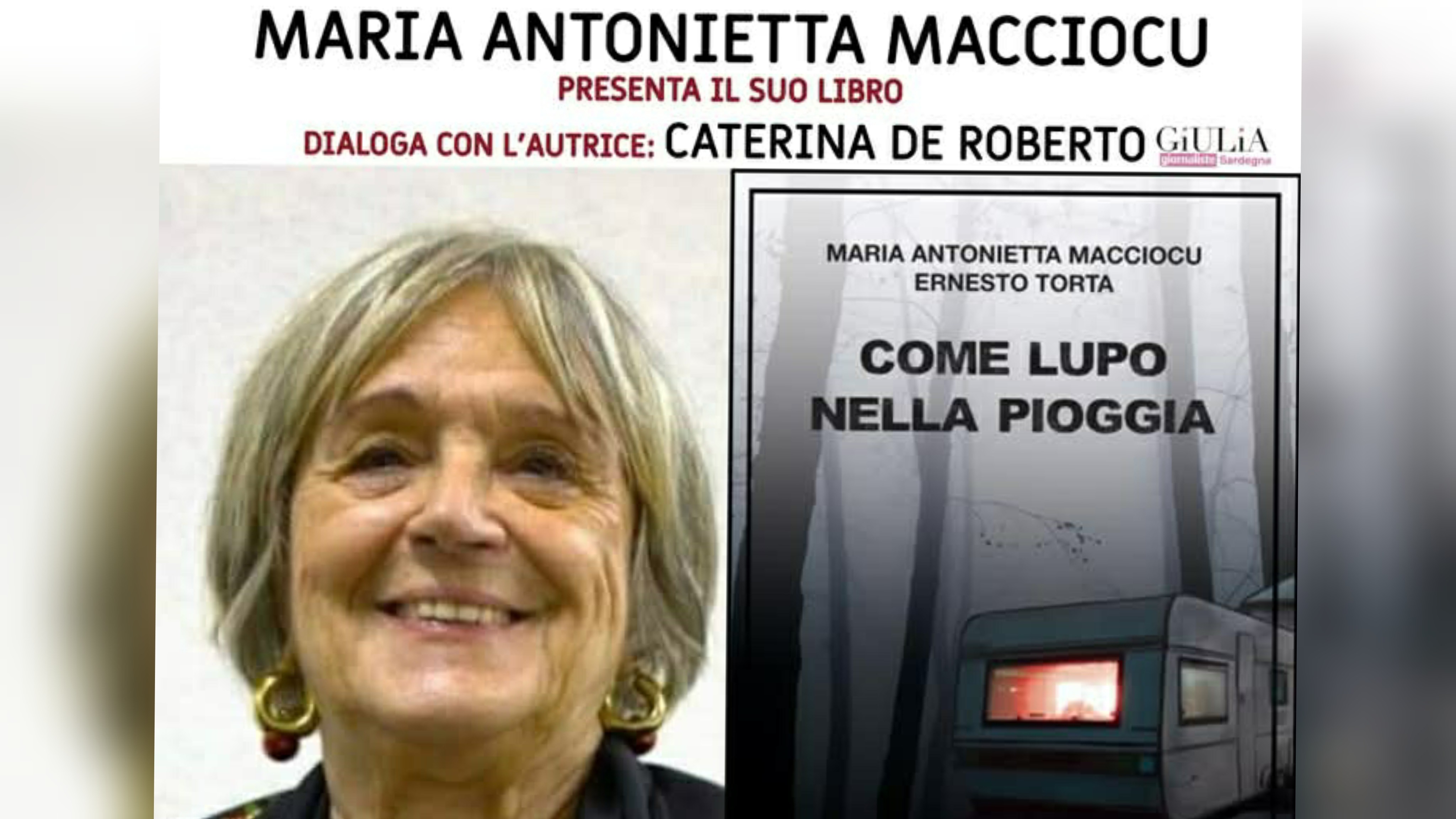 Olbia, Maria Antonietta Maccioccu presenta il suo 