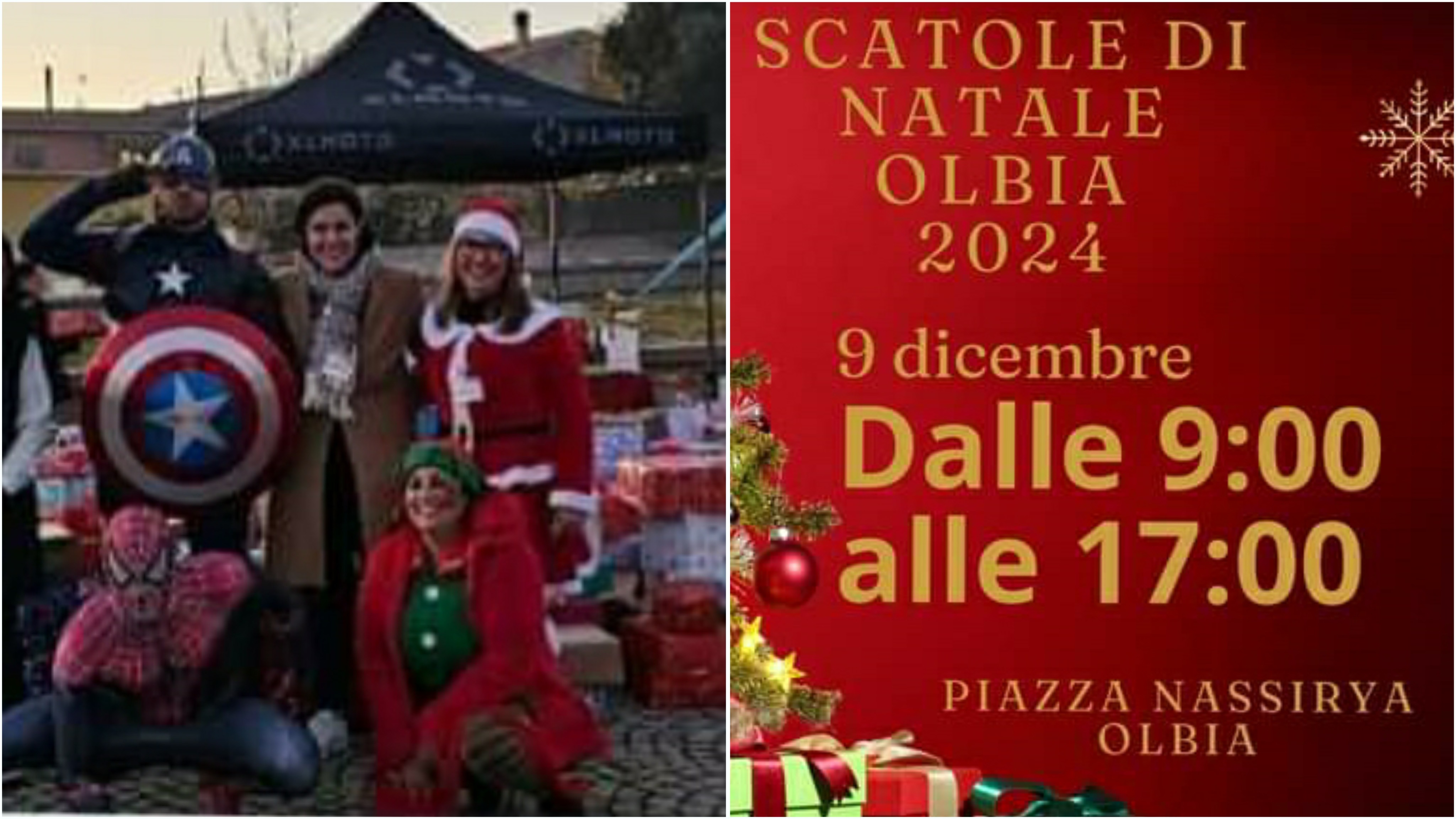 Olbia, ritornano le Scatole di Natale: ecco come partecipare