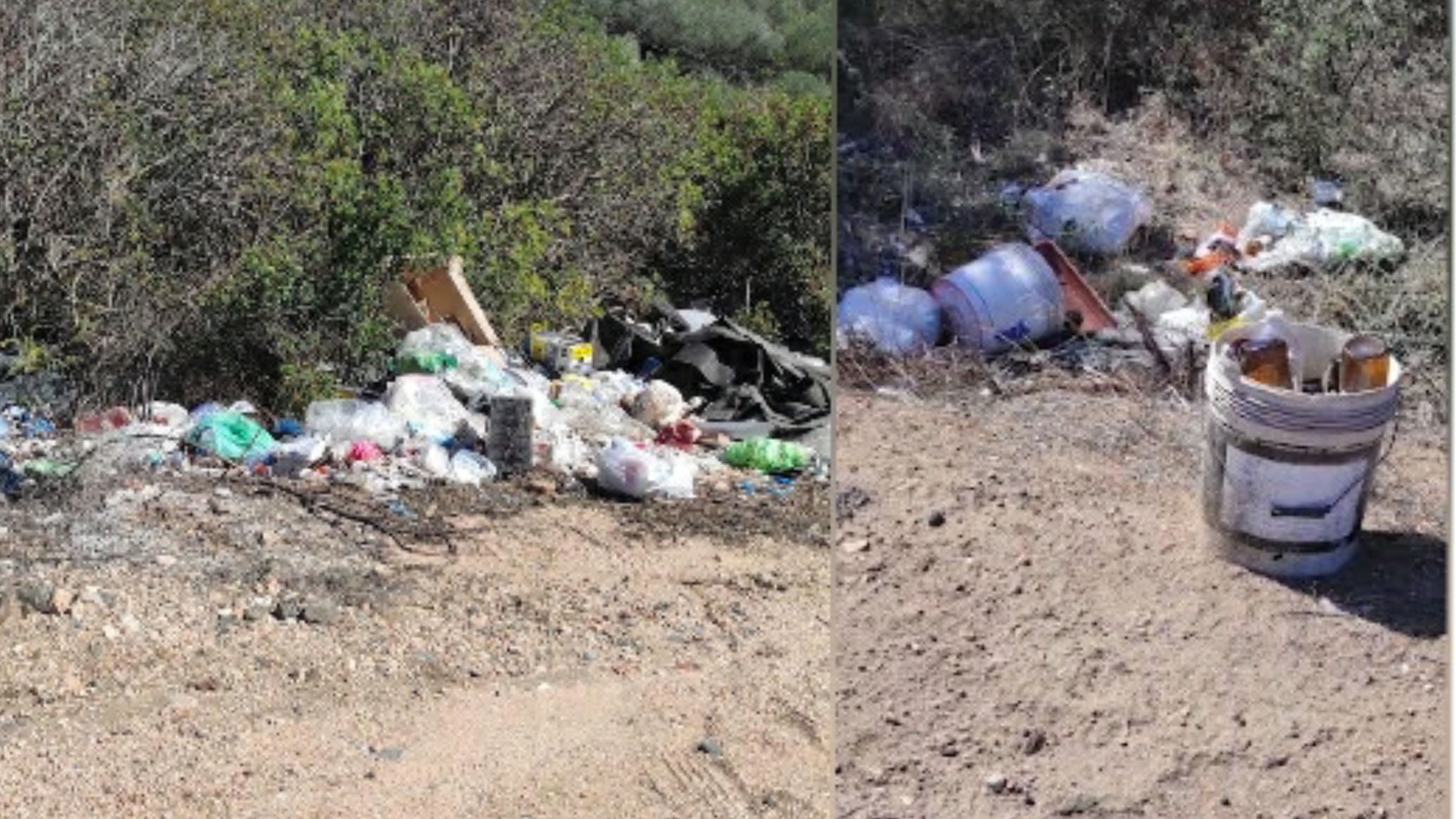 Olbia, nuova discarica abusiva in via Binzolas a Bados