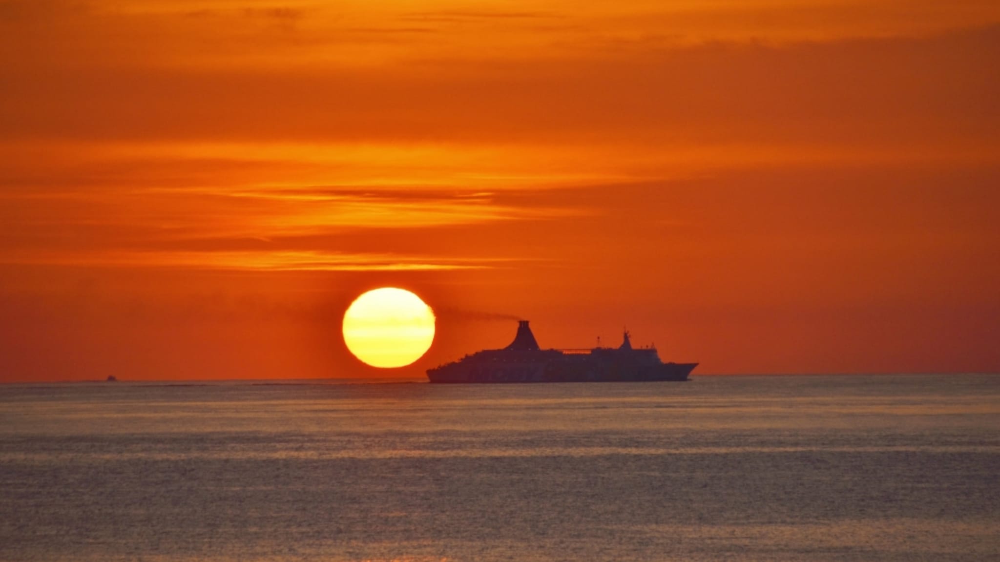 Golfo Aranci, una cartolina suggestiva al sorgere del sole