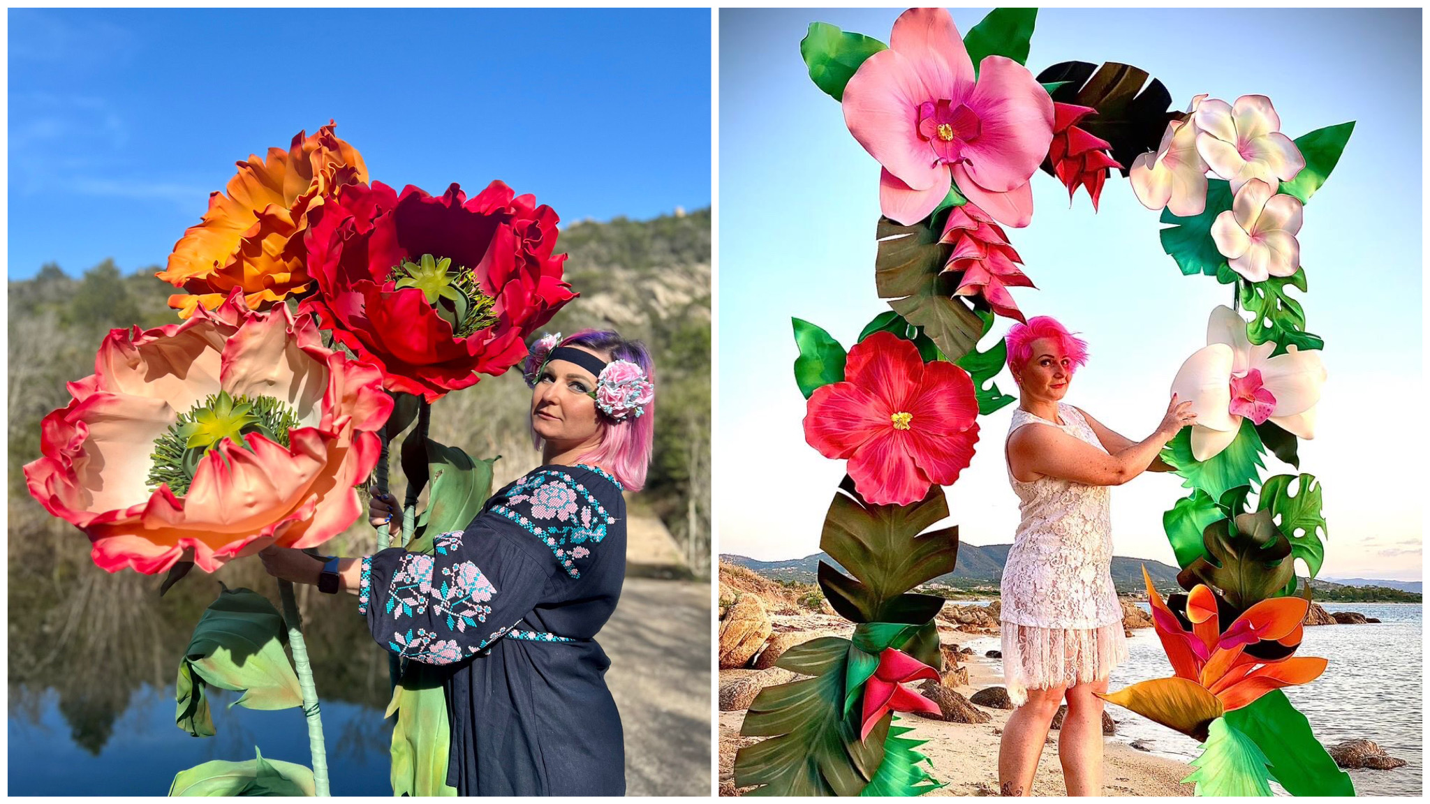 Berchidda: i fiori e la magia di Irina Kizlo