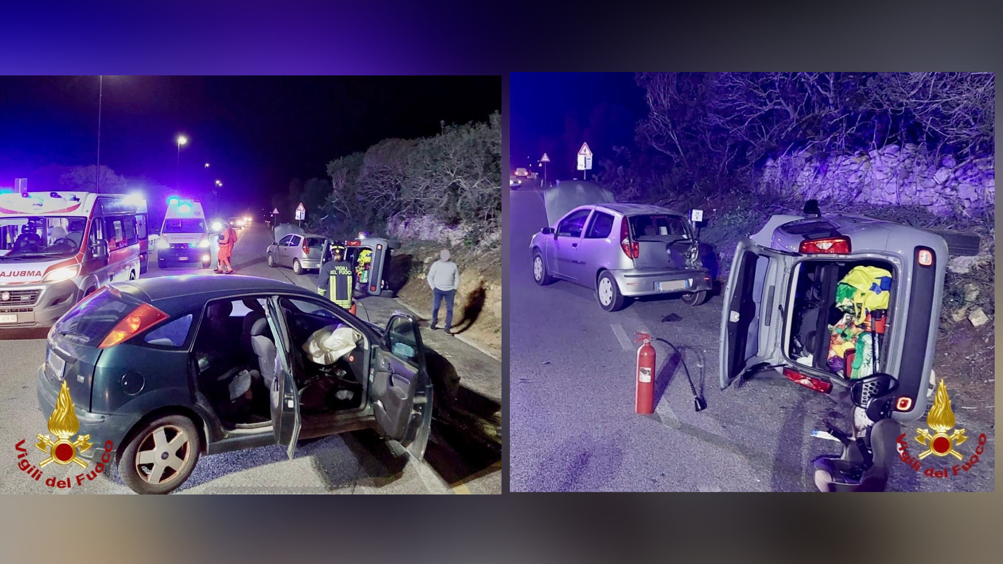 Olbia, incidente sulla 127: tre auto coinvolte