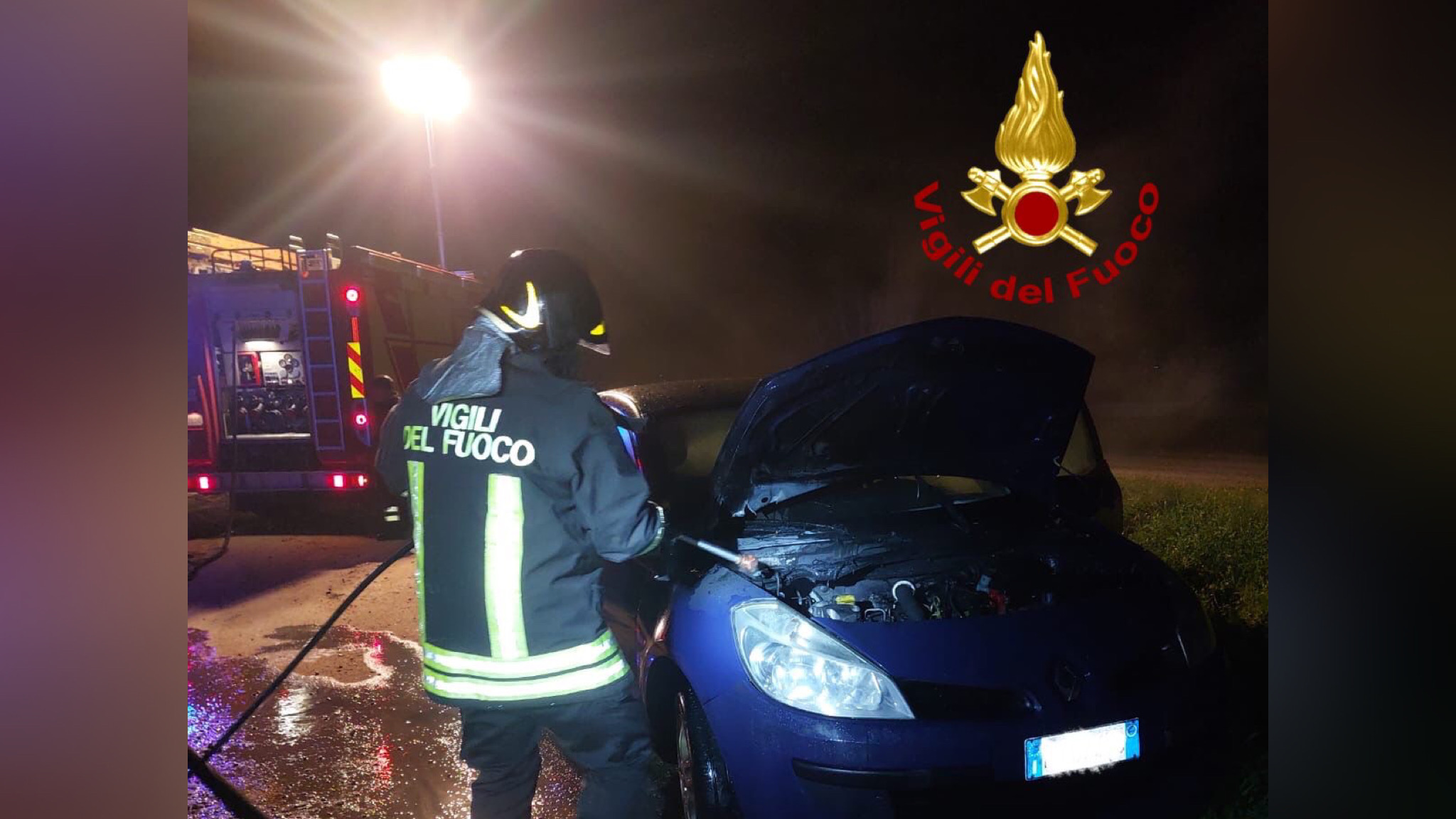 Auto a fuoco: si indaga sull’origine dell’incendio