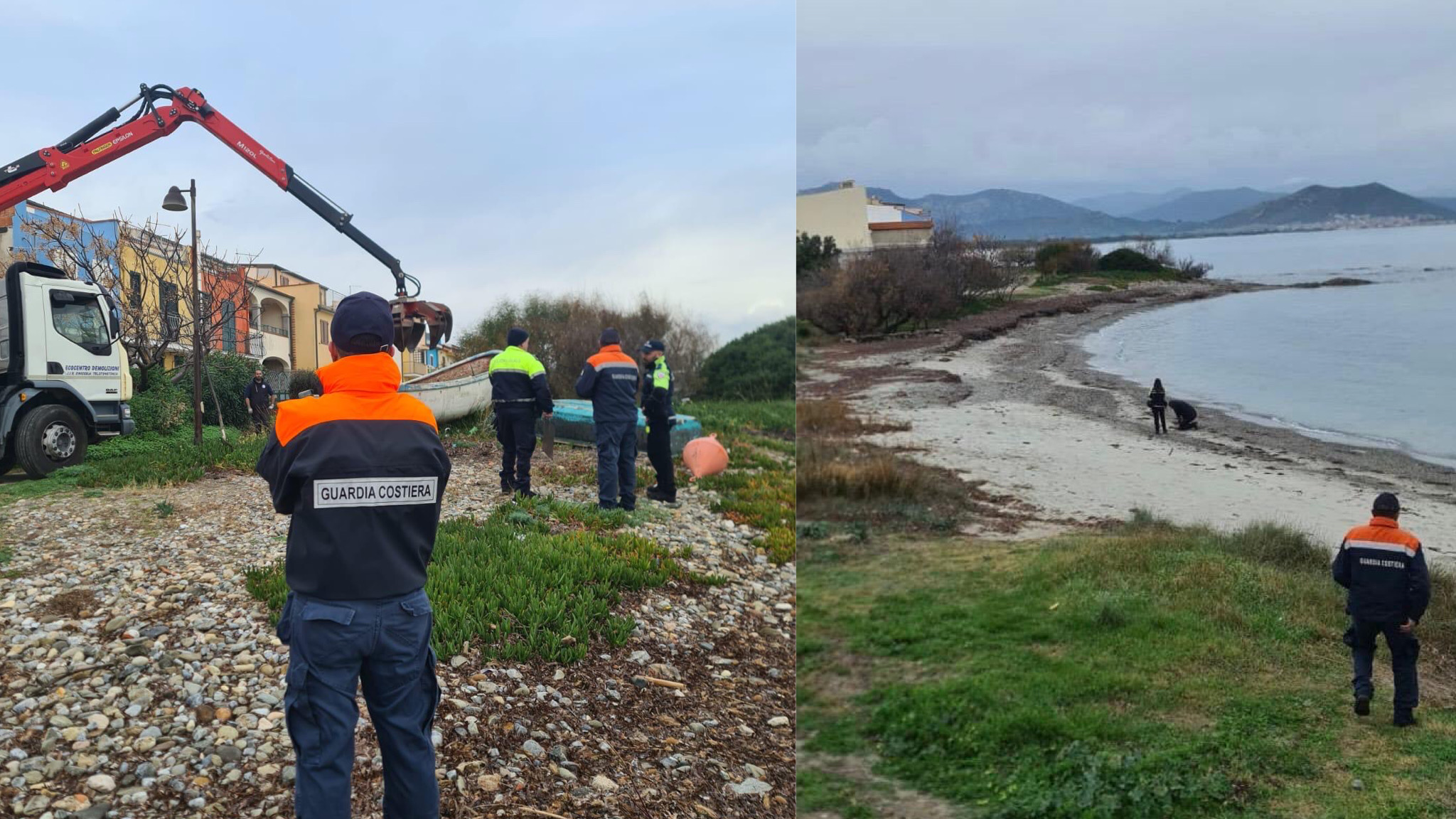 Siniscola, ripulita l’area della spiaggia: rimosse le barche dismesse