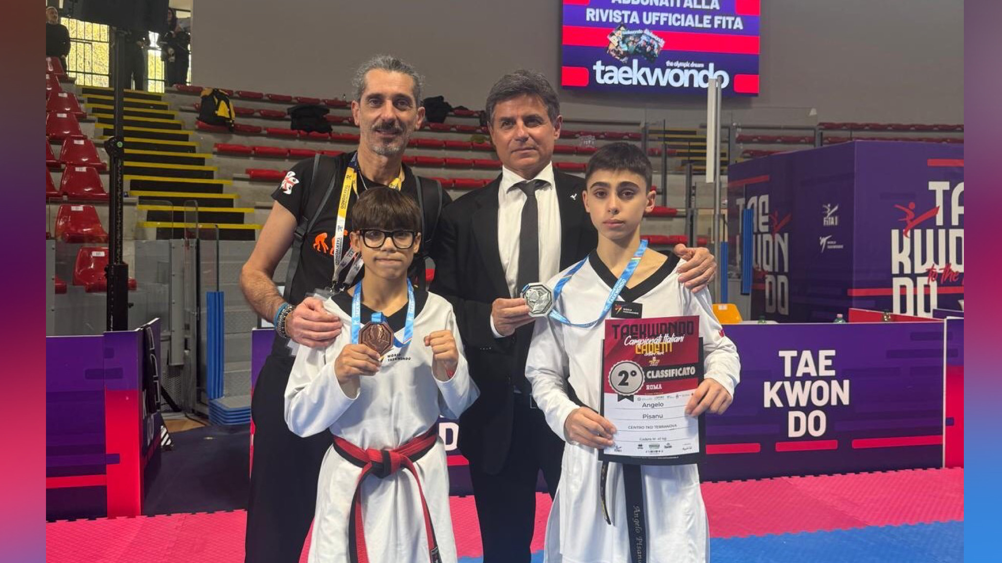 Taekwondo: da Olbia a Roma alla conquista del podio