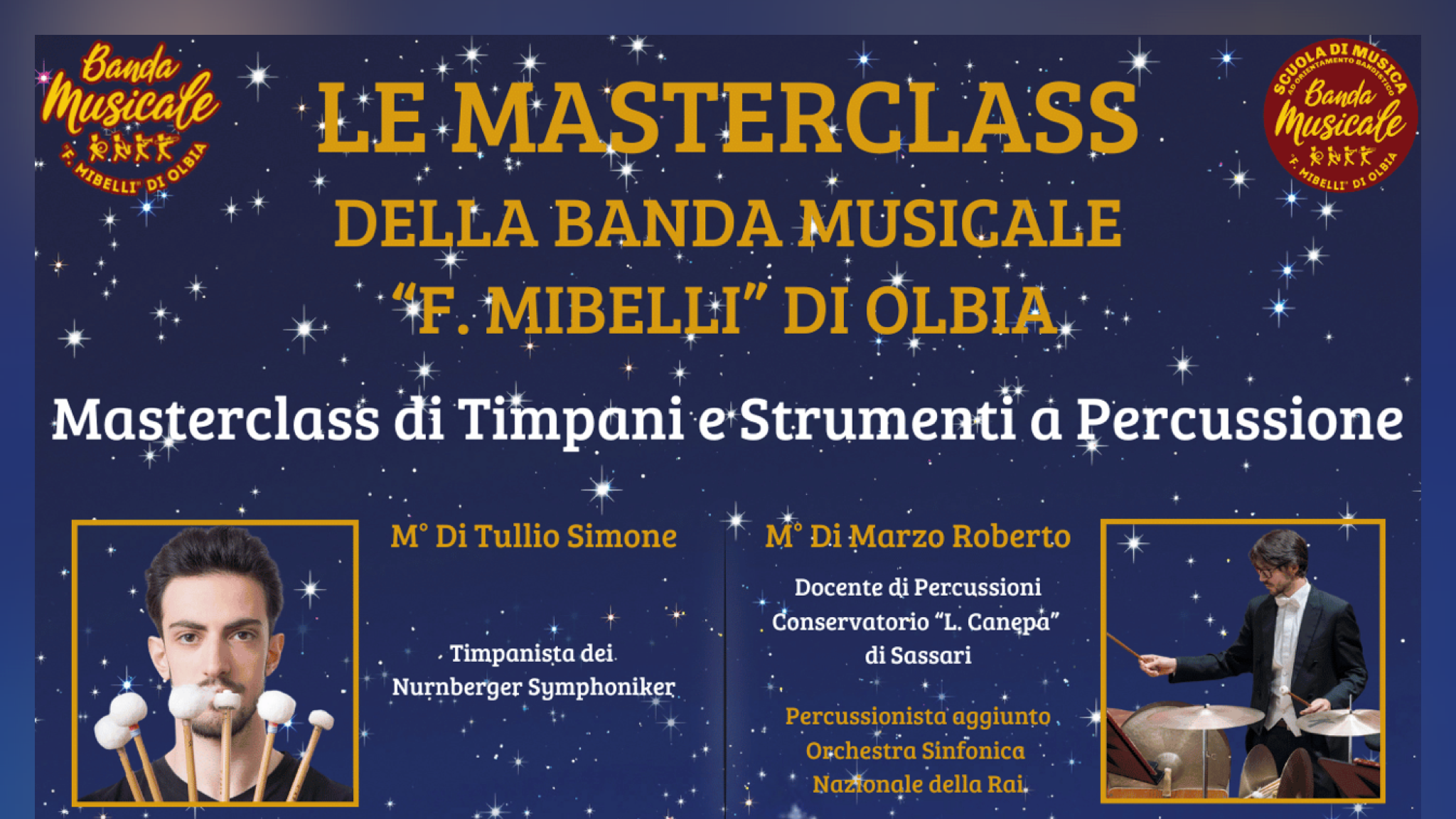 Olbia: al via le Masterclass della Banda Felicino Mibelli