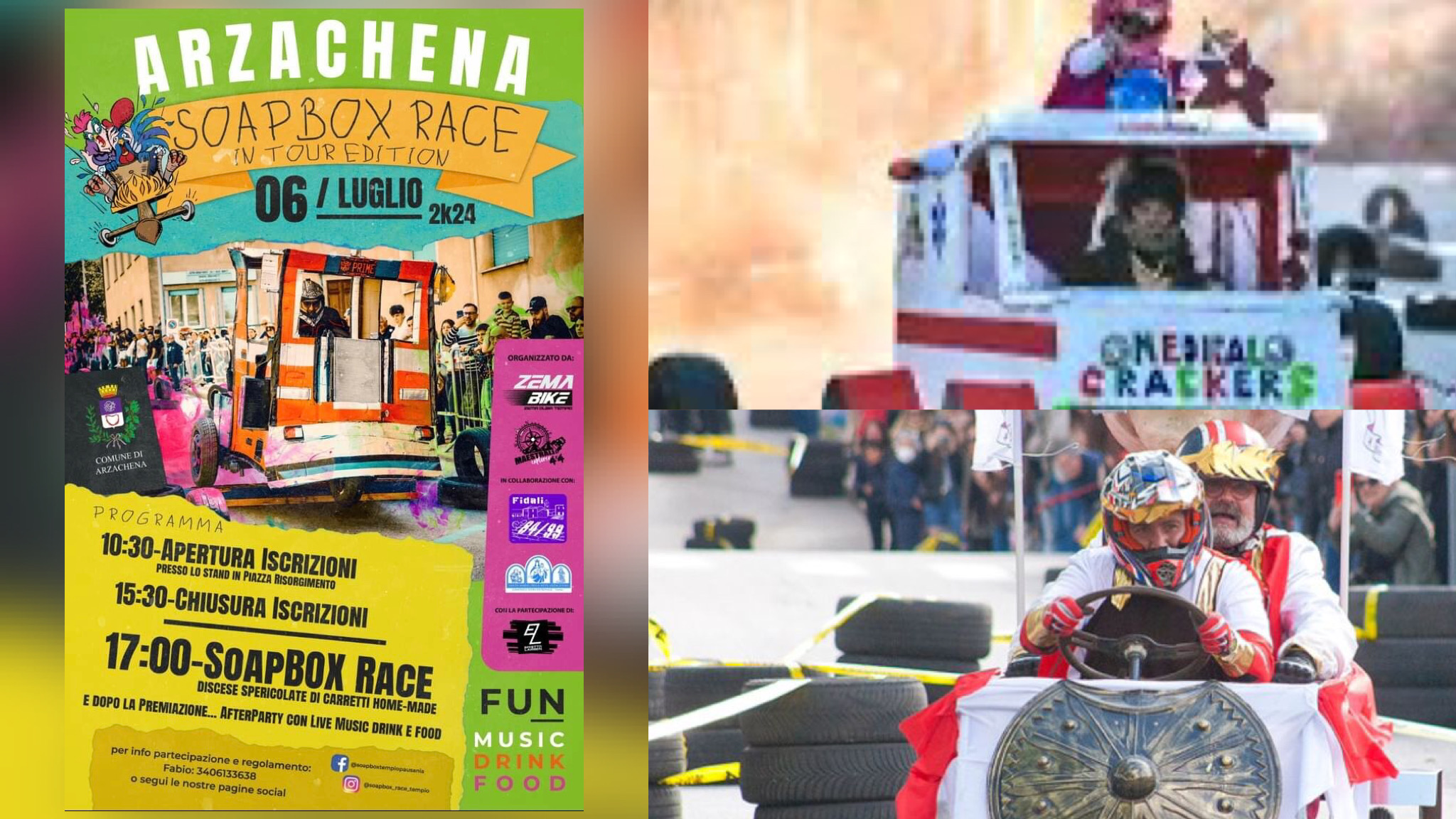 Arzachena ospita la Soapbox Race: la corsa più divertente per grandi e piccini