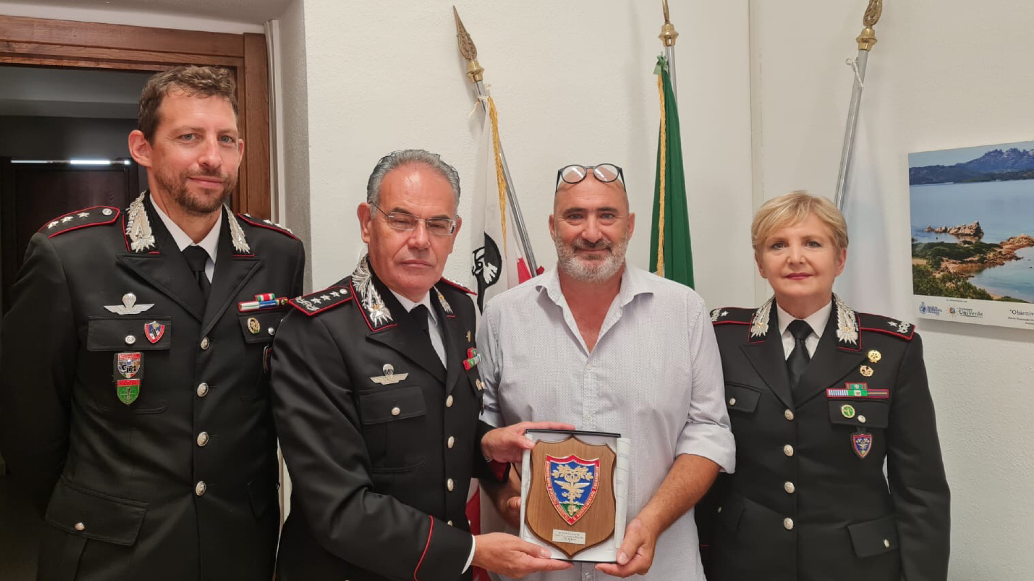 La Maddalena, il Generale Andrea Rispoli in visita nell’Isola 