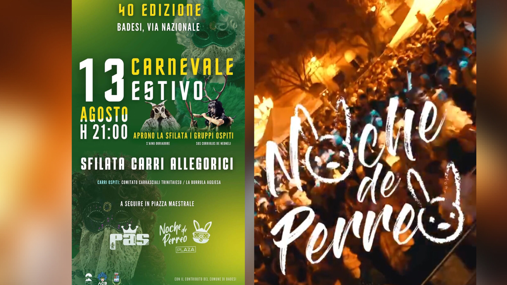 Badesi ospita la 40esima edizione del Carnevale estivo