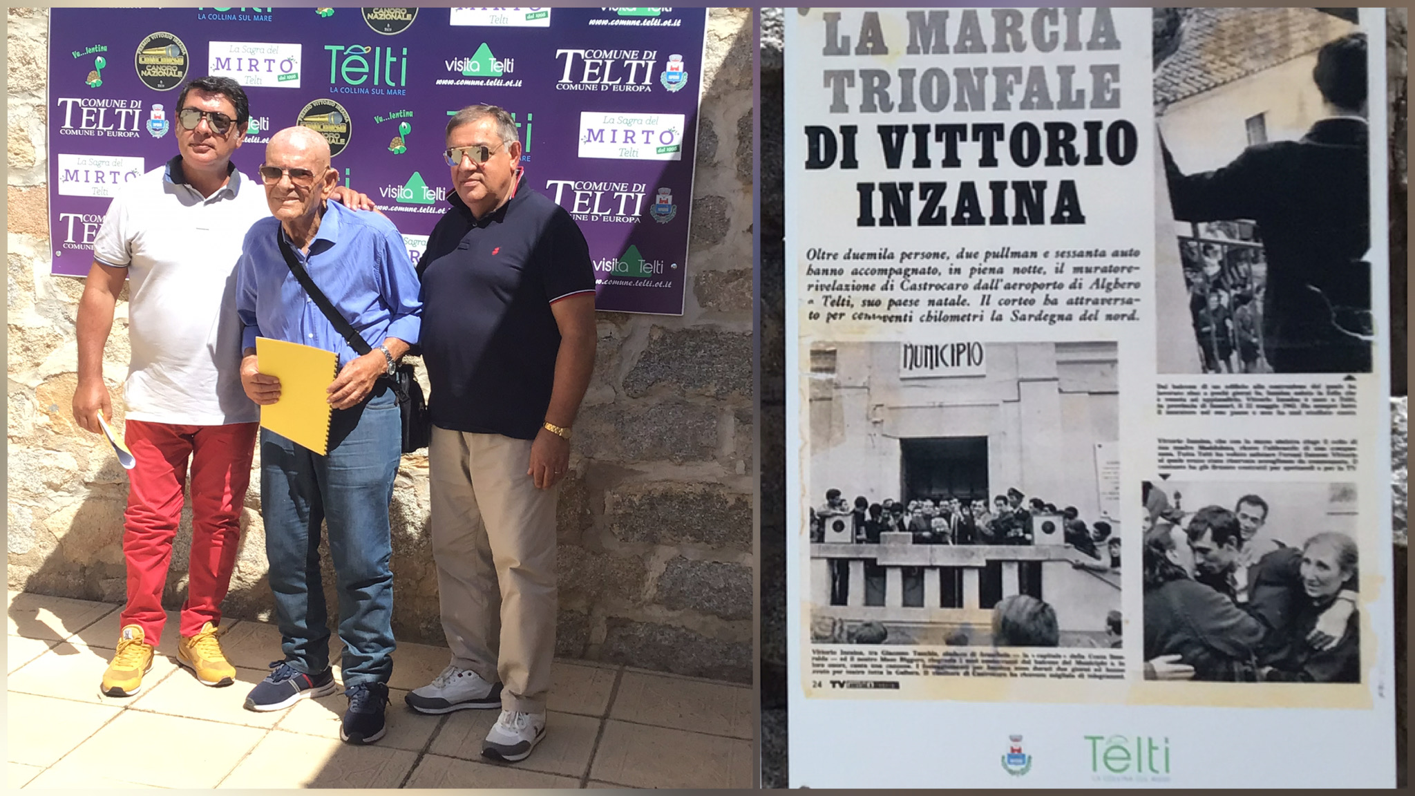 Telti, il premio Vittorio Inzaina attraverso i ricordi di Masala e Budroni