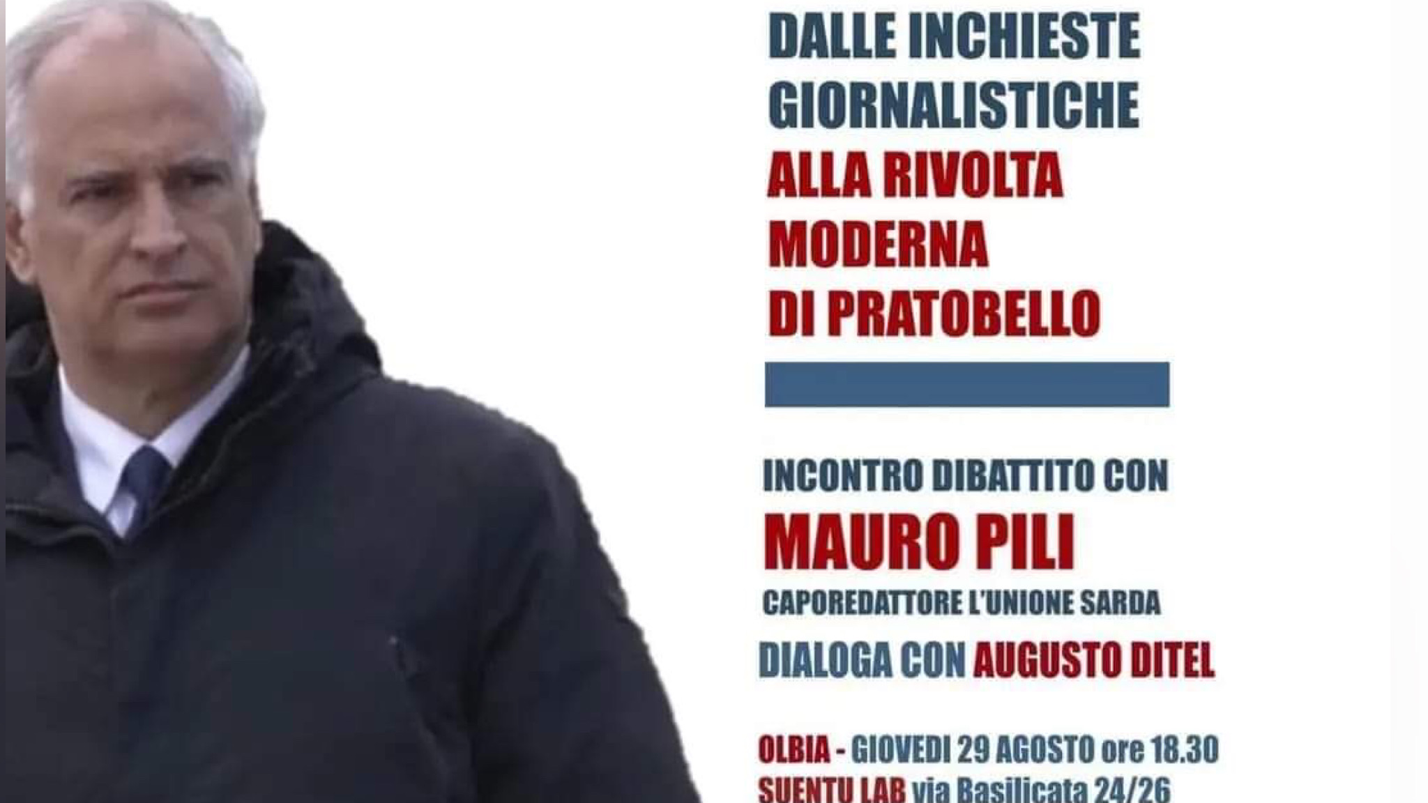 Olbia, speculazione eolica: incontro con Mauro Pili