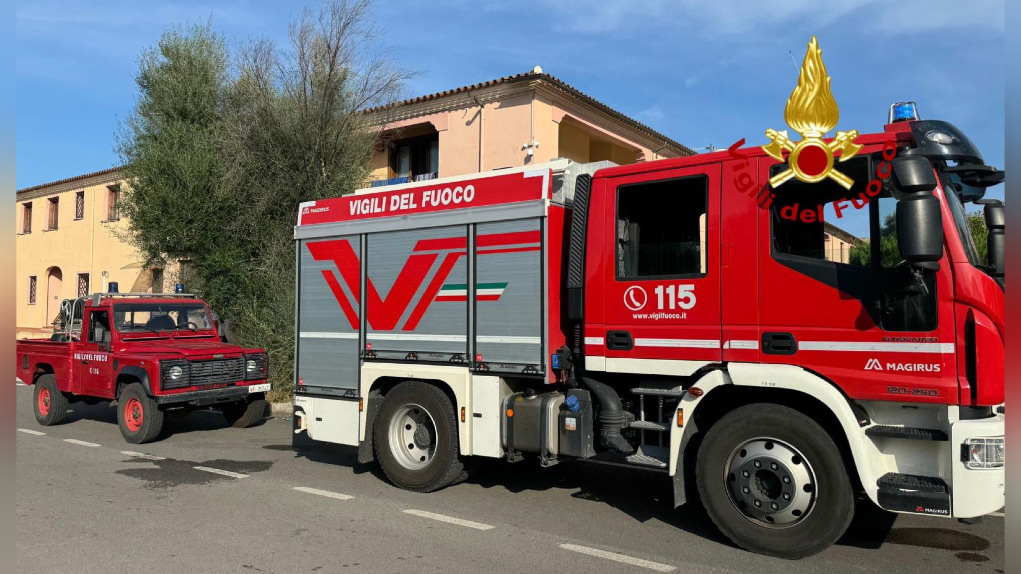 San Teodoro: appartamento in fiamme, un intossicato