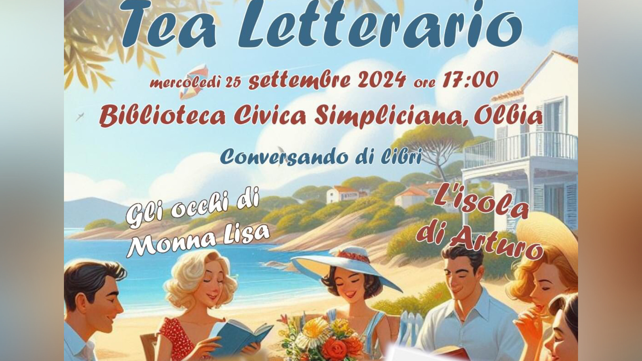 Olbia, ritorna il tea letterario in Biblioteca