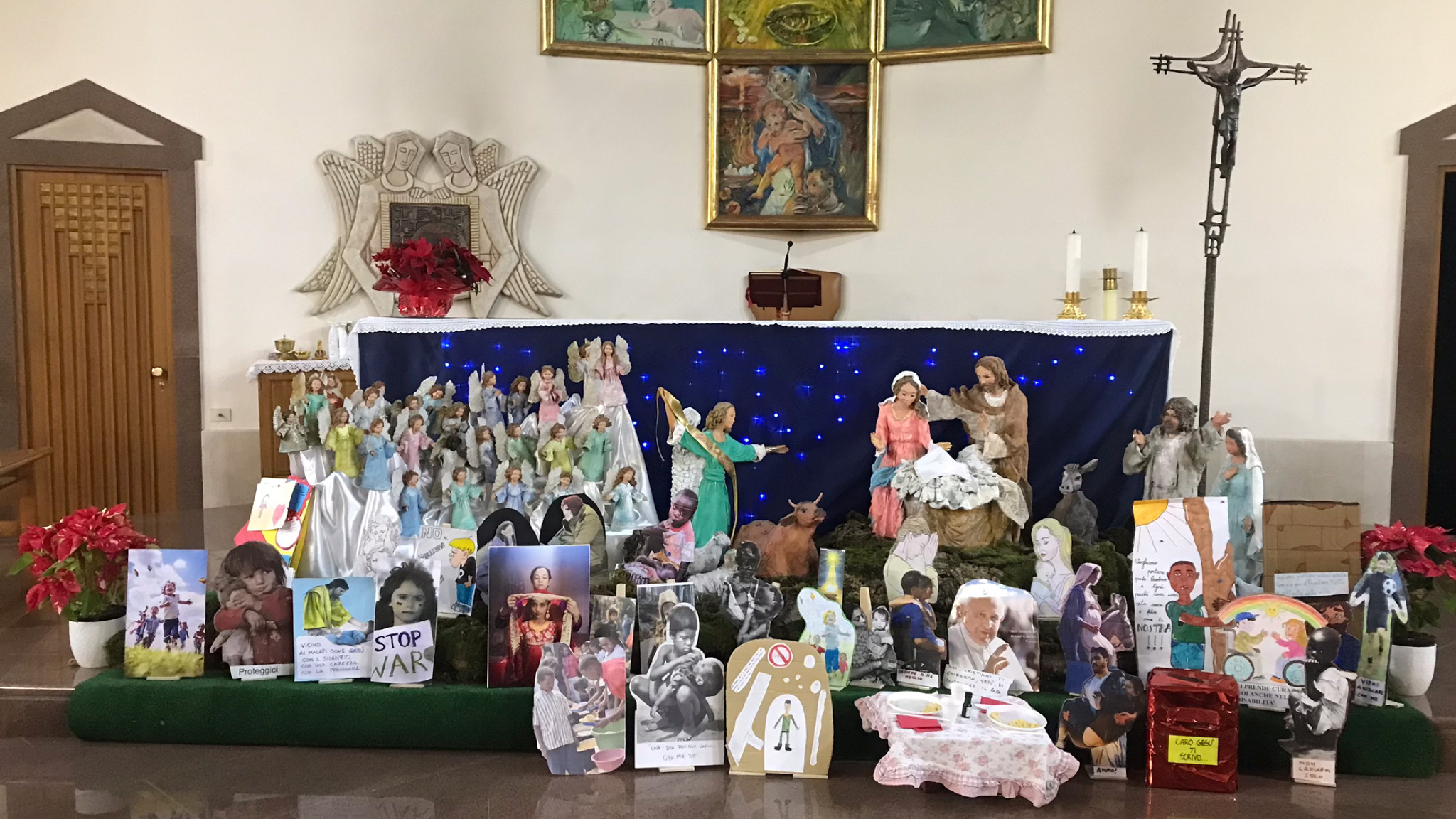 Olbia: alla Sacra Famiglia una singolare invasione nel presepe