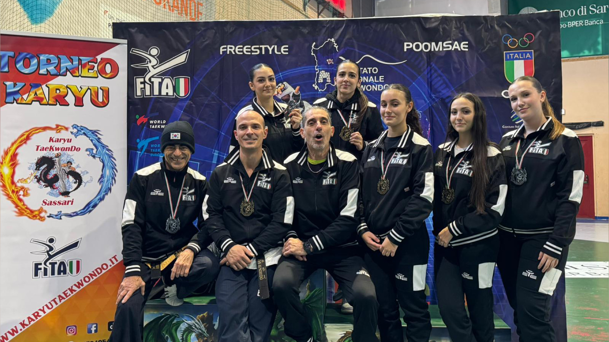 Olbia, torneo di forme Karyu: incetta di medaglie per il Taekwondo Terranova