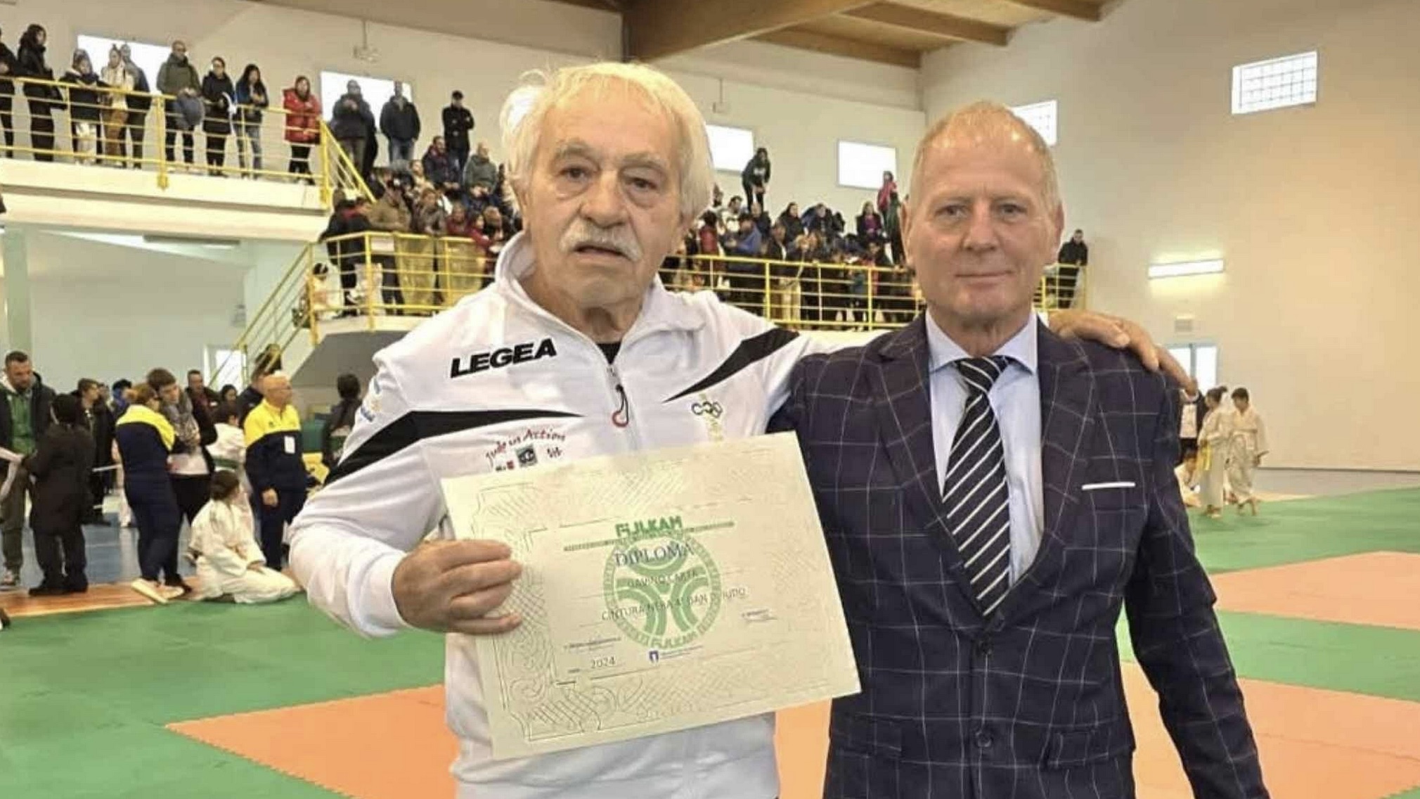 Olbia, Kan Judo Olbia: Gavino Carta premiato con la cintura nera 4° dan dalla Federazione