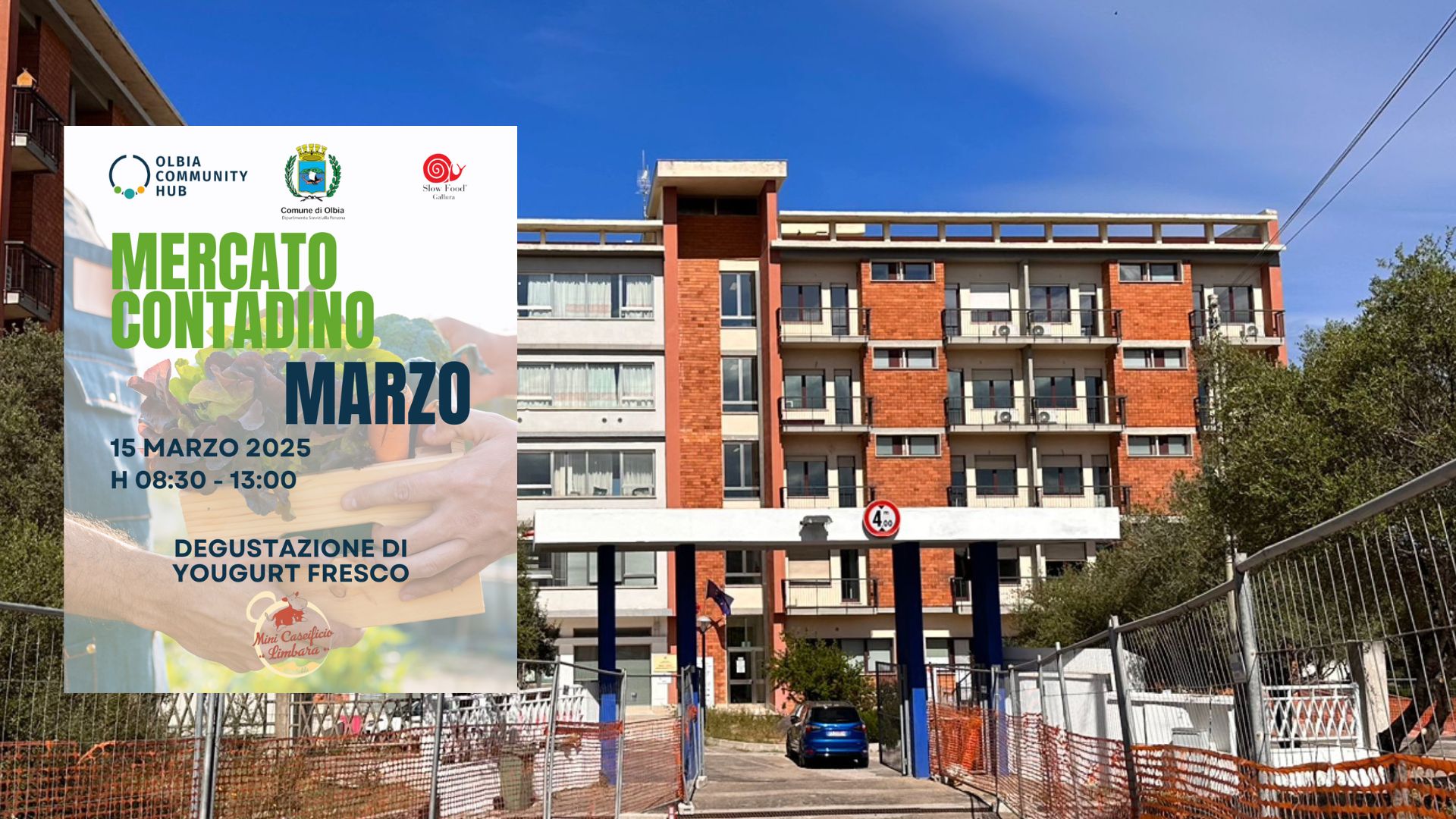 Olbia, torna il Mercato Contadino dell’Olbia Community Hub