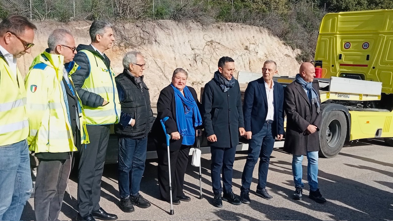 Monte Pino, ripartono i lavori per la riapertura della strada: consegnato il cantiere alla nuova ditta