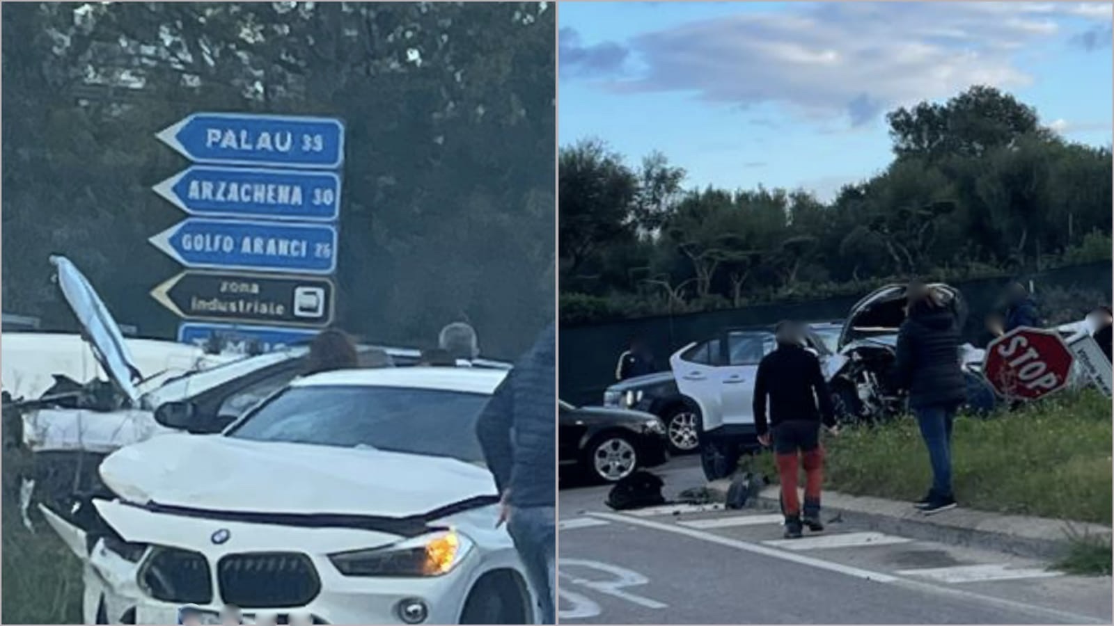 Olbia: incidente in via Vittorio Veneto 