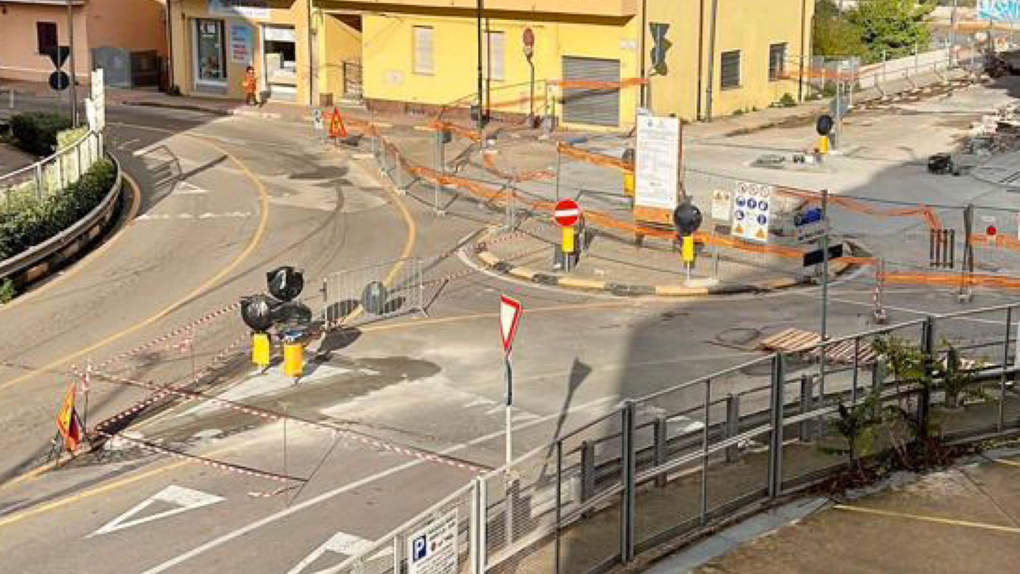 Olbia: chiusa sopraelevata di Corso Vittorio Veneto 