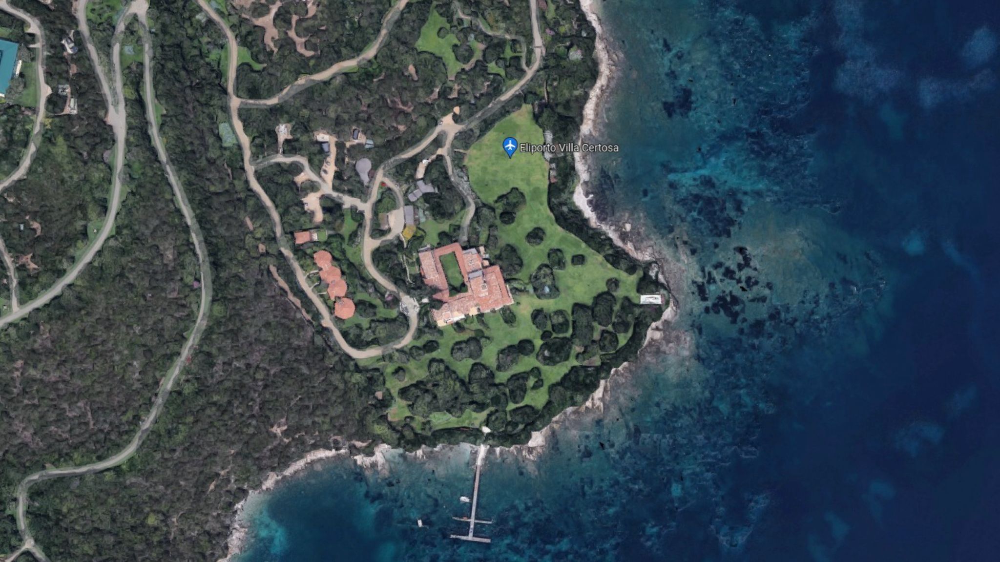 Olbia: Villa Certosa in vendita per 500 milioni